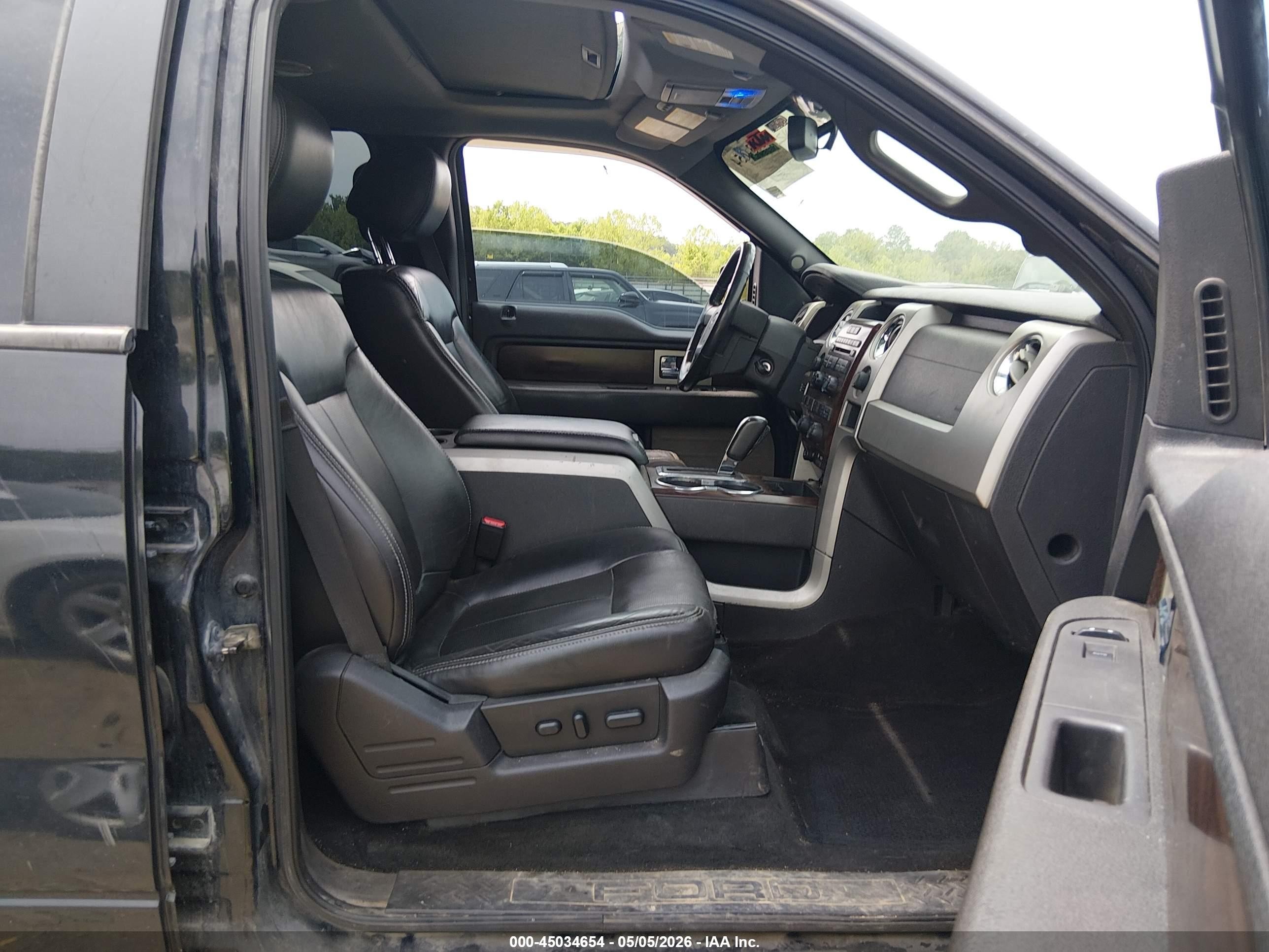 2012 Ford F-150 Lariat Черный vin: 1FTFW1ET0CFA84243
