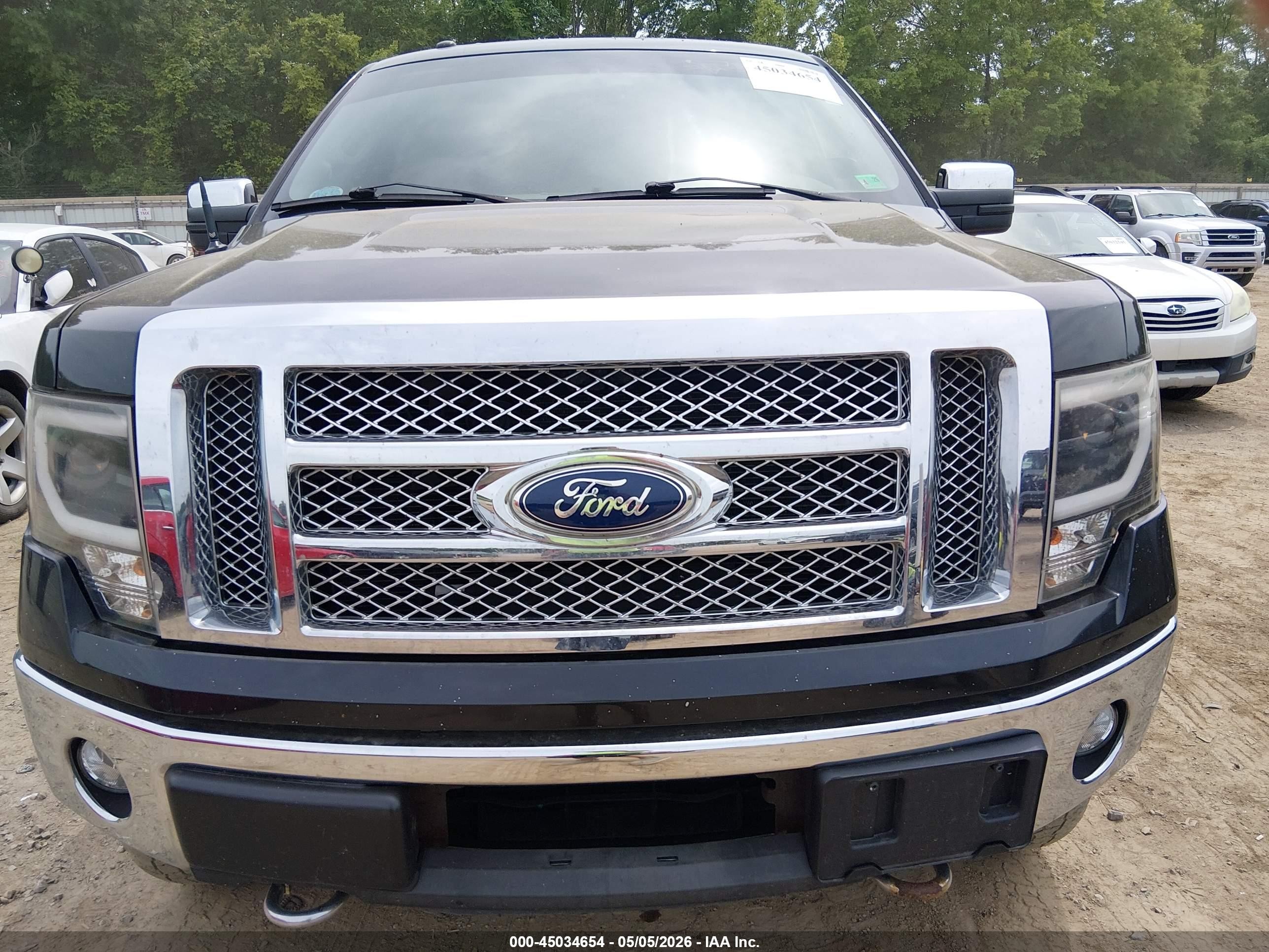 2012 Ford F-150 Lariat Черный vin: 1FTFW1ET0CFA84243