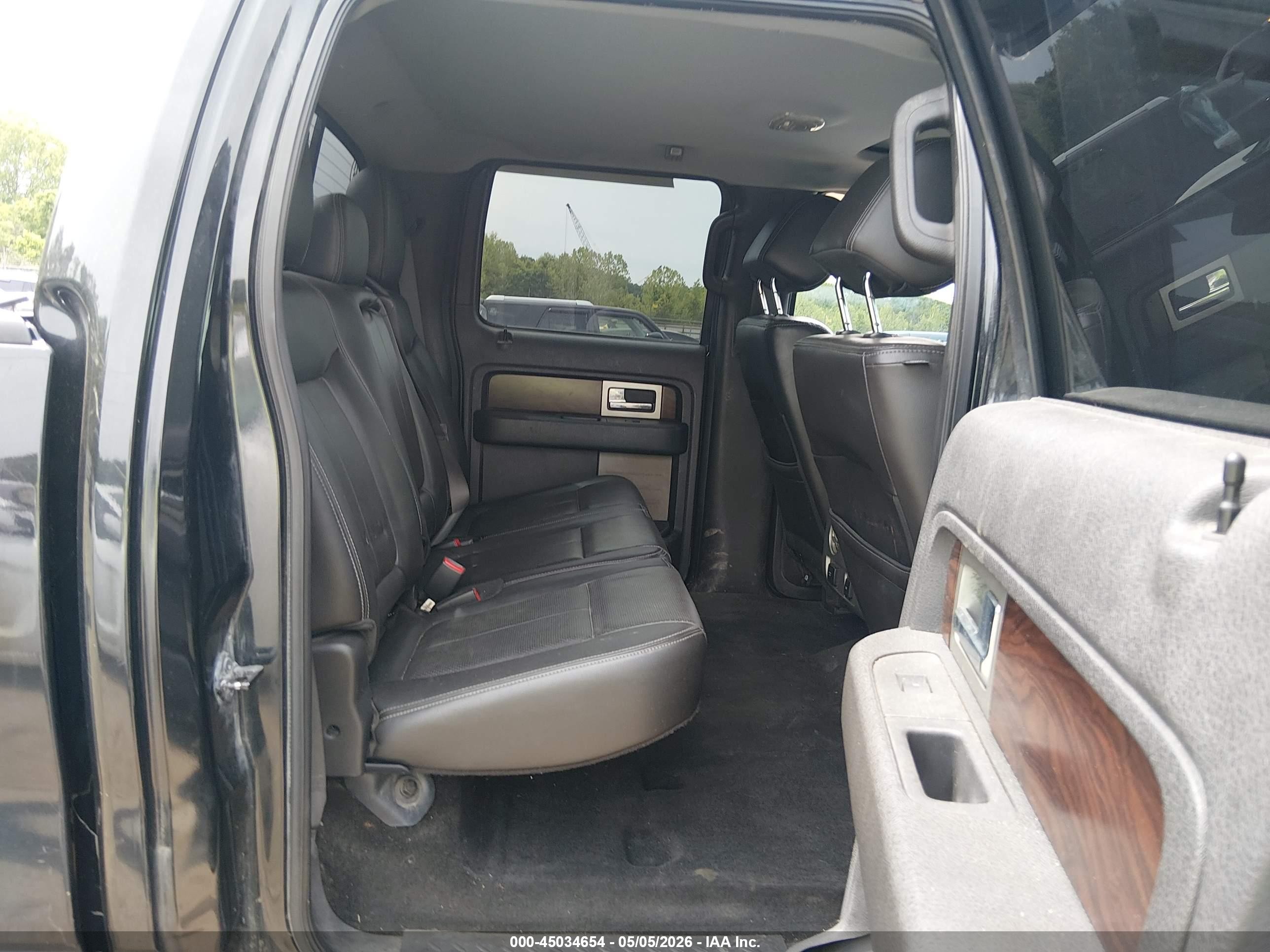 2012 Ford F-150 Lariat Черный vin: 1FTFW1ET0CFA84243