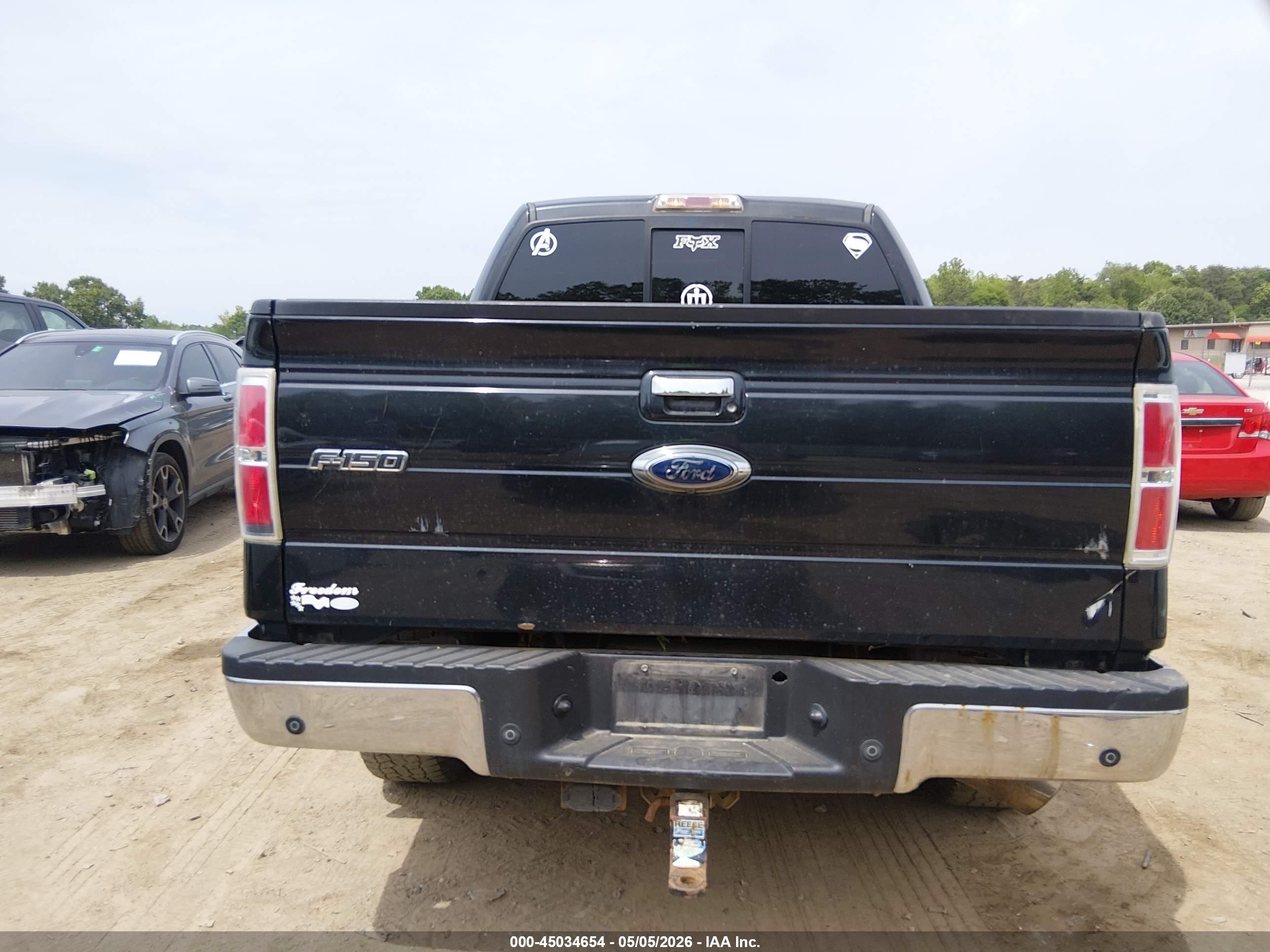2012 Ford F-150 Lariat Черный vin: 1FTFW1ET0CFA84243