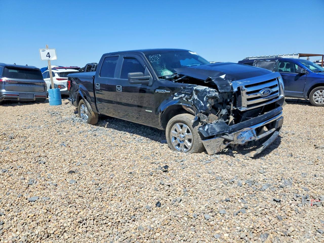 2012 Ford F-150 Black vin: 1FTFW1ET0CFA89135