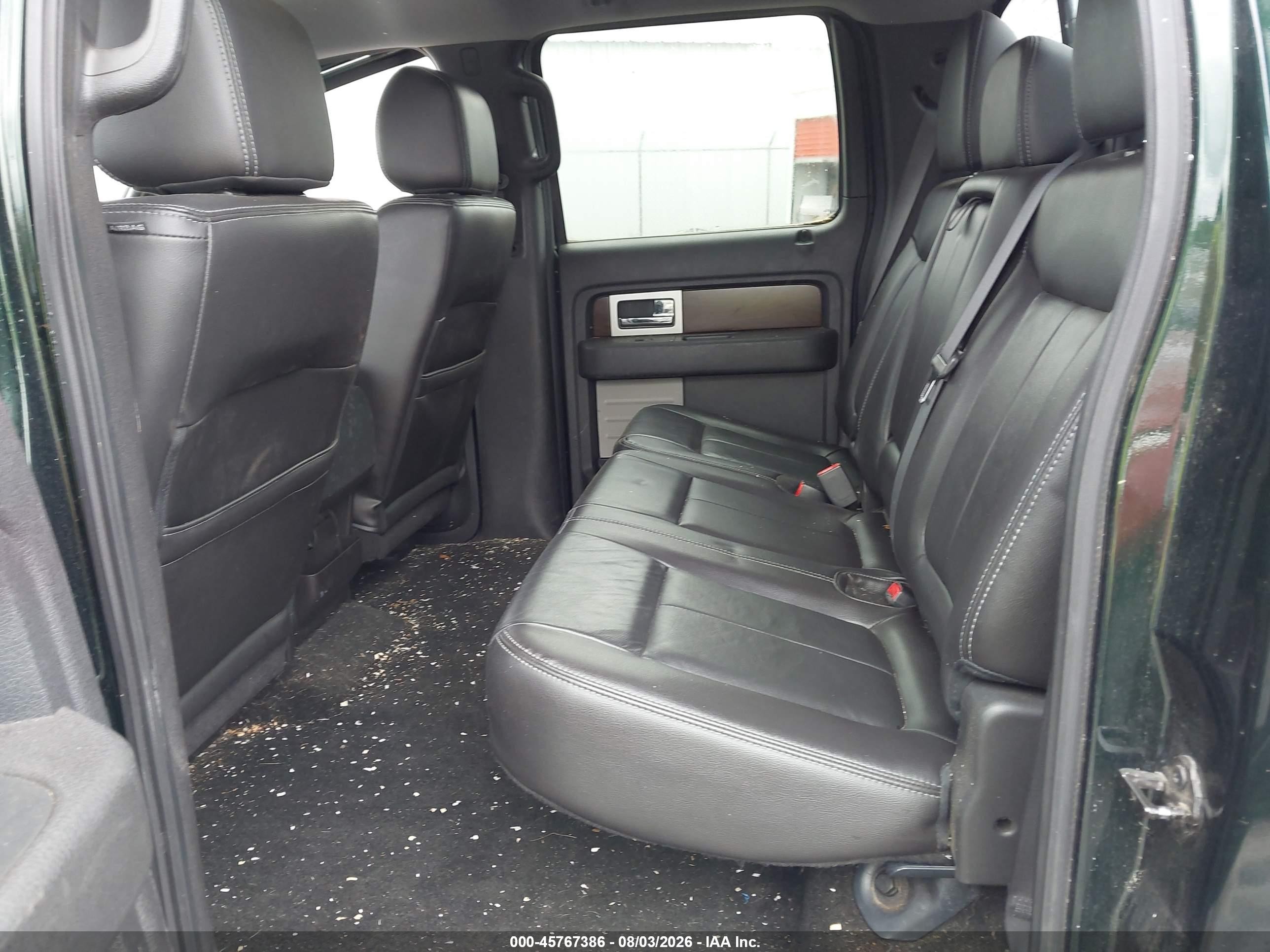 2012 Ford F-150 Lariat Green vin: 1FTFW1ET0CFB00554