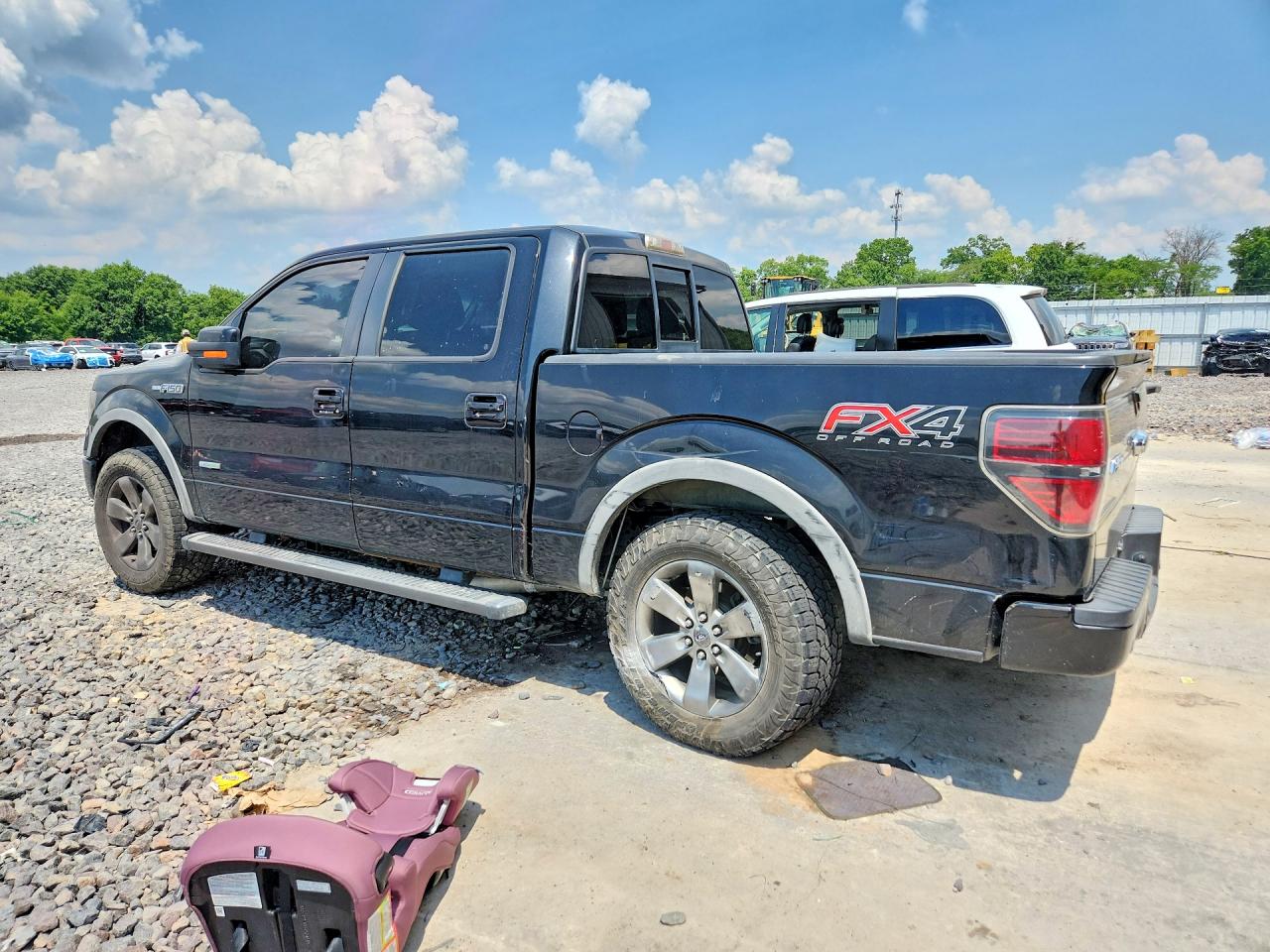 2012 Ford F150 Supercrew Black vin: 1FTFW1ET0CFB45137