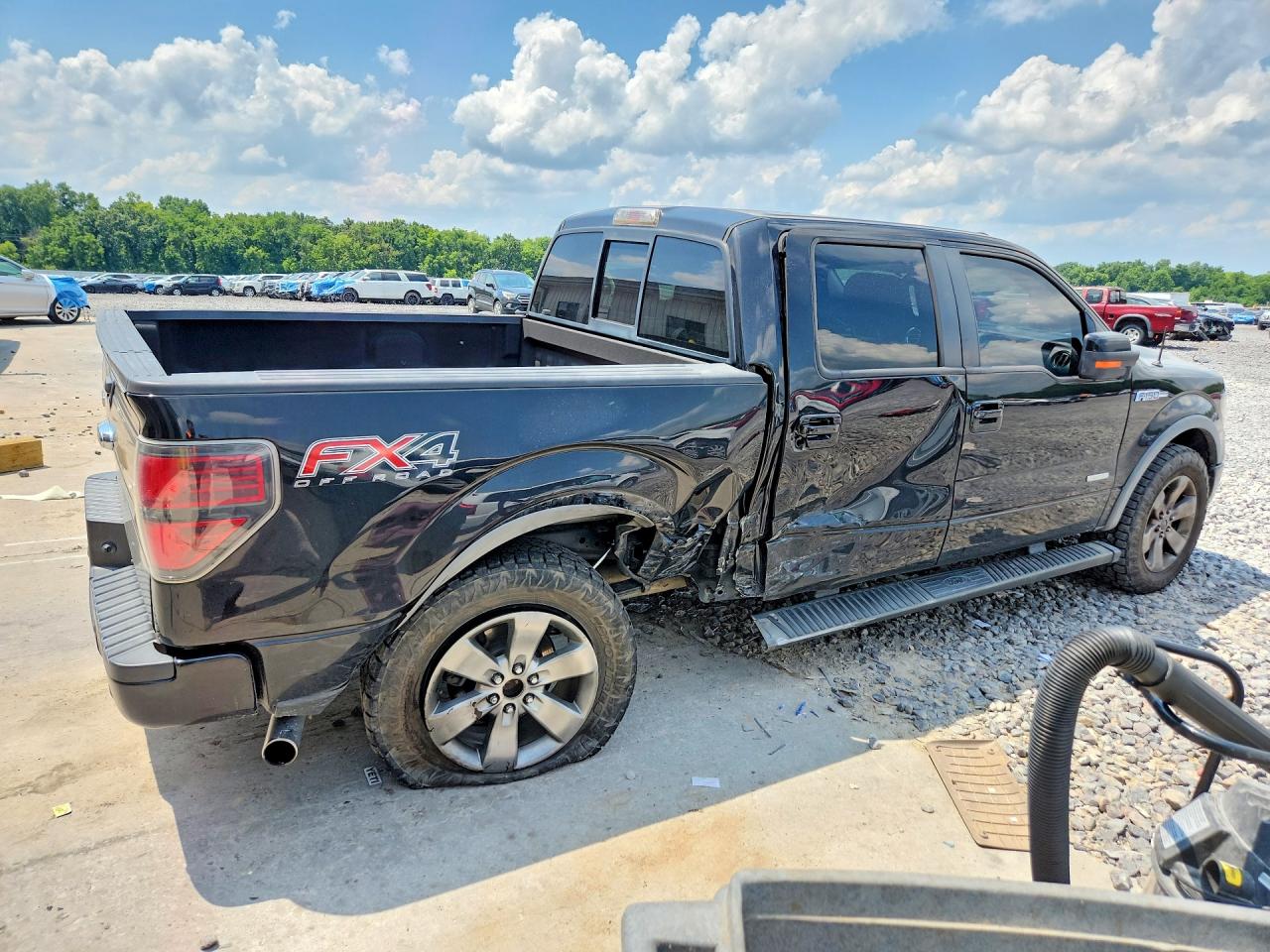 2012 Ford F150 Supercrew Black vin: 1FTFW1ET0CFB45137