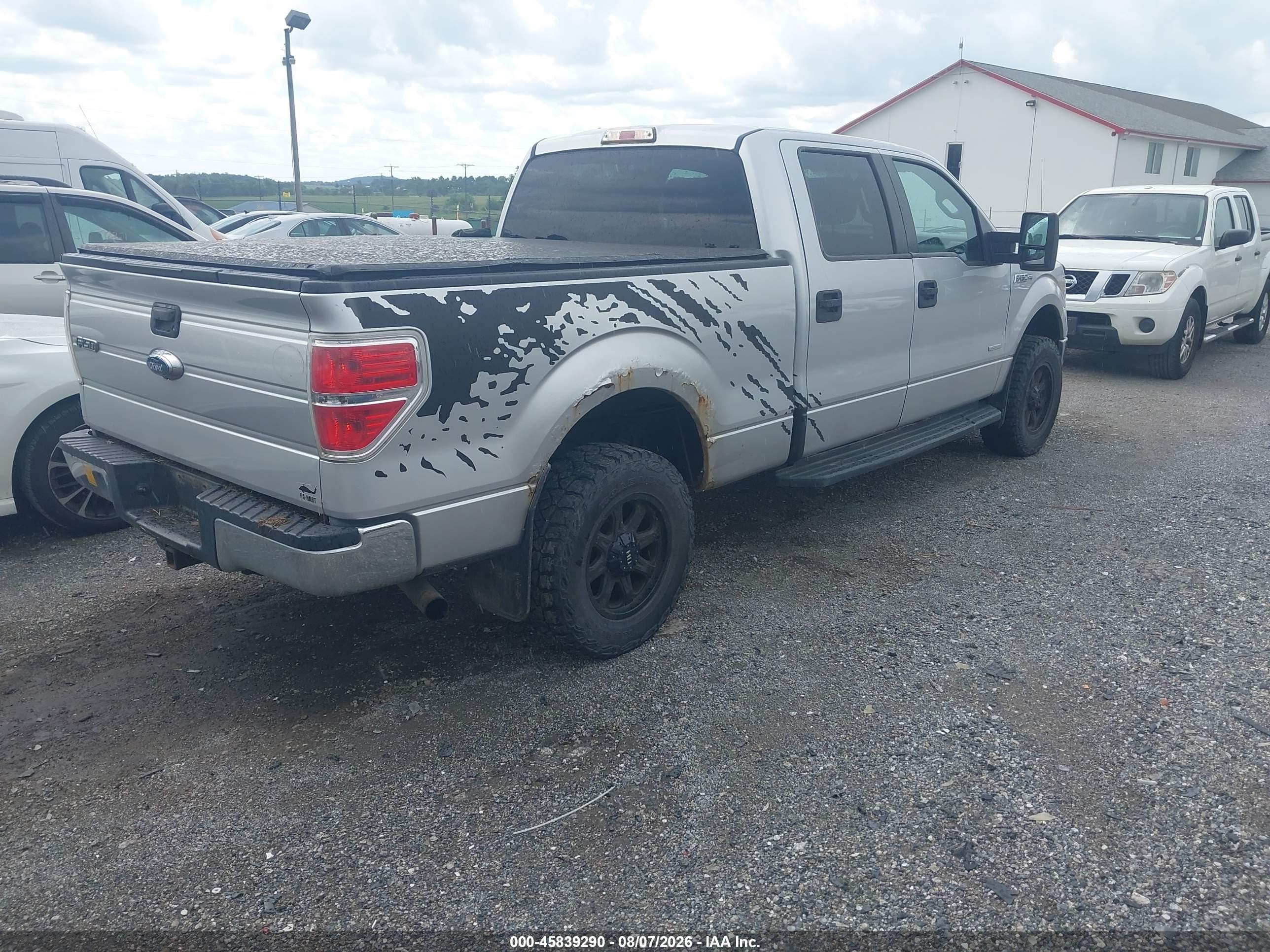 2012 Ford F-150 Xlt Серебряный vin: 1FTFW1ET0CFB46725