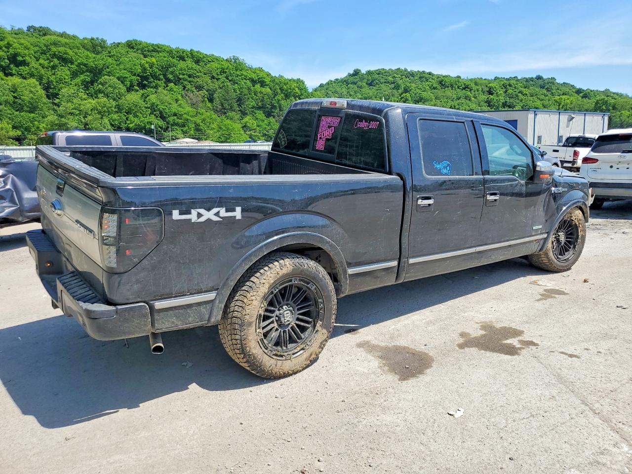 2012 Ford F150 Supercrew Black vin: 1FTFW1ET0CFB47597