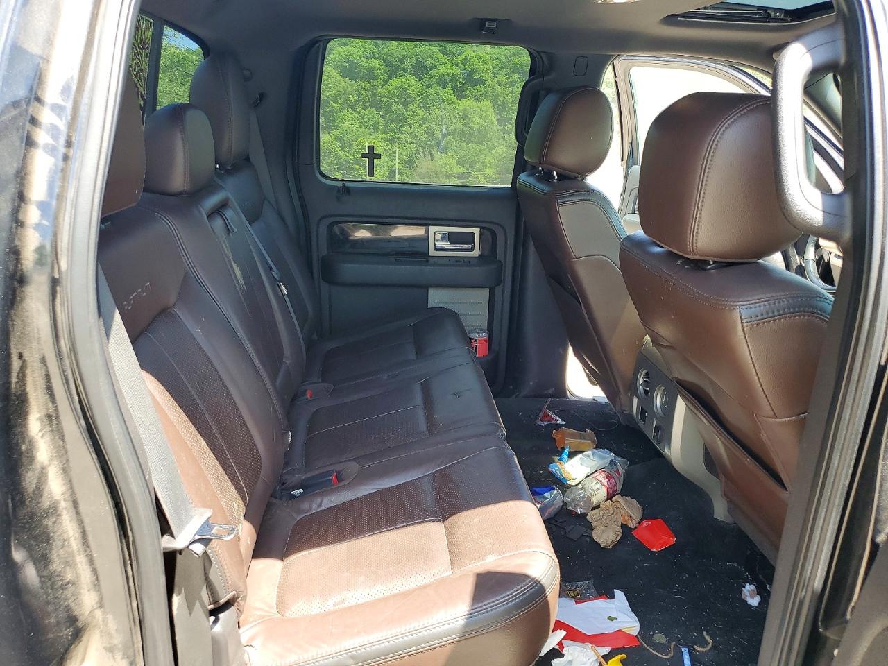 2012 Ford F150 Supercrew Black vin: 1FTFW1ET0CFB47597