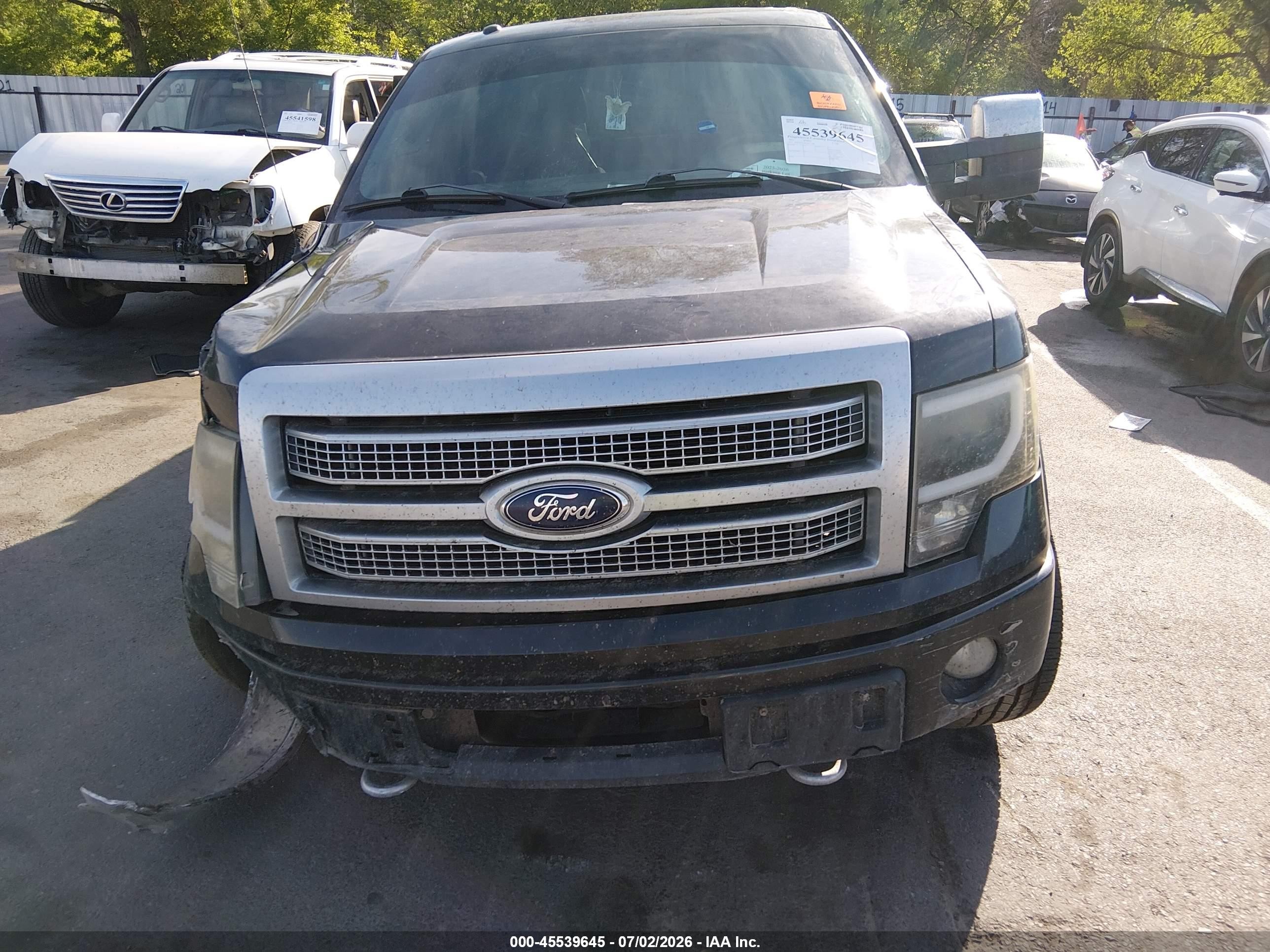 2012 Ford F-150 Fx4/king Ranch/lariat/platinum/xl/xlt Черный vin: 1FTFW1ET0CFB73309