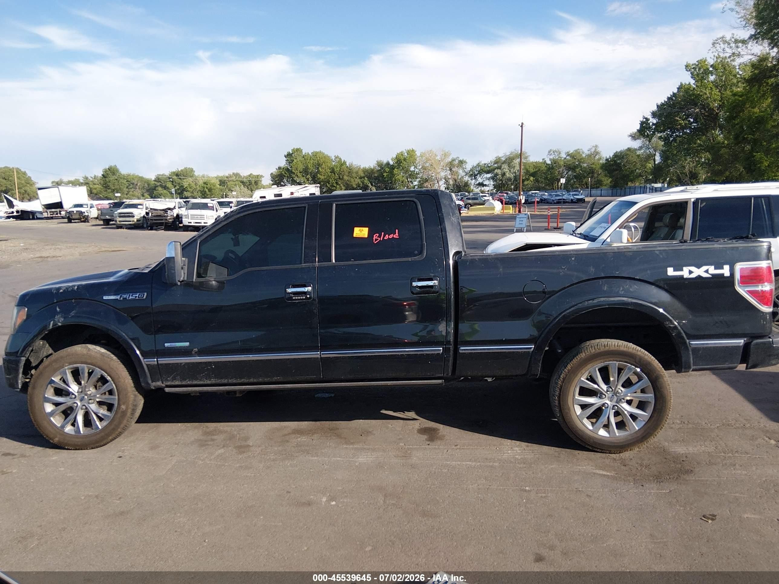 2012 Ford F-150 Fx4/king Ranch/lariat/platinum/xl/xlt Черный vin: 1FTFW1ET0CFB73309
