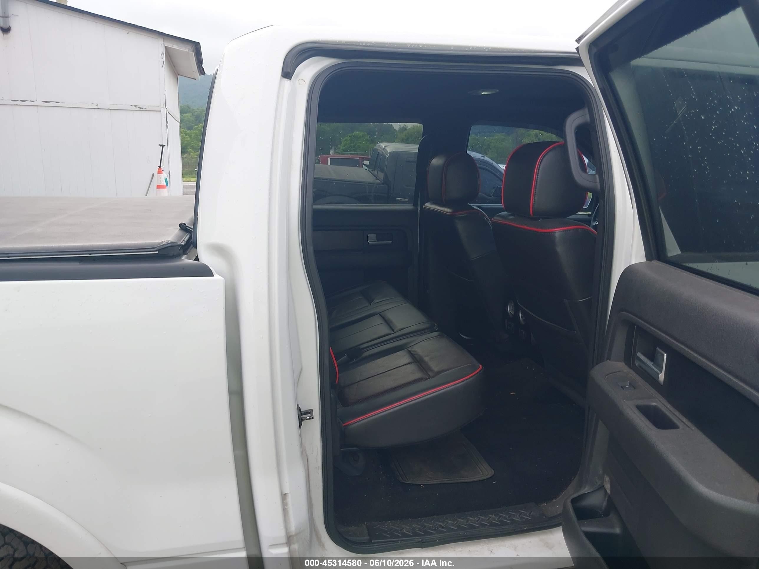 2012 Ford F-150 Fx4 White vin: 1FTFW1ET0CFC16448