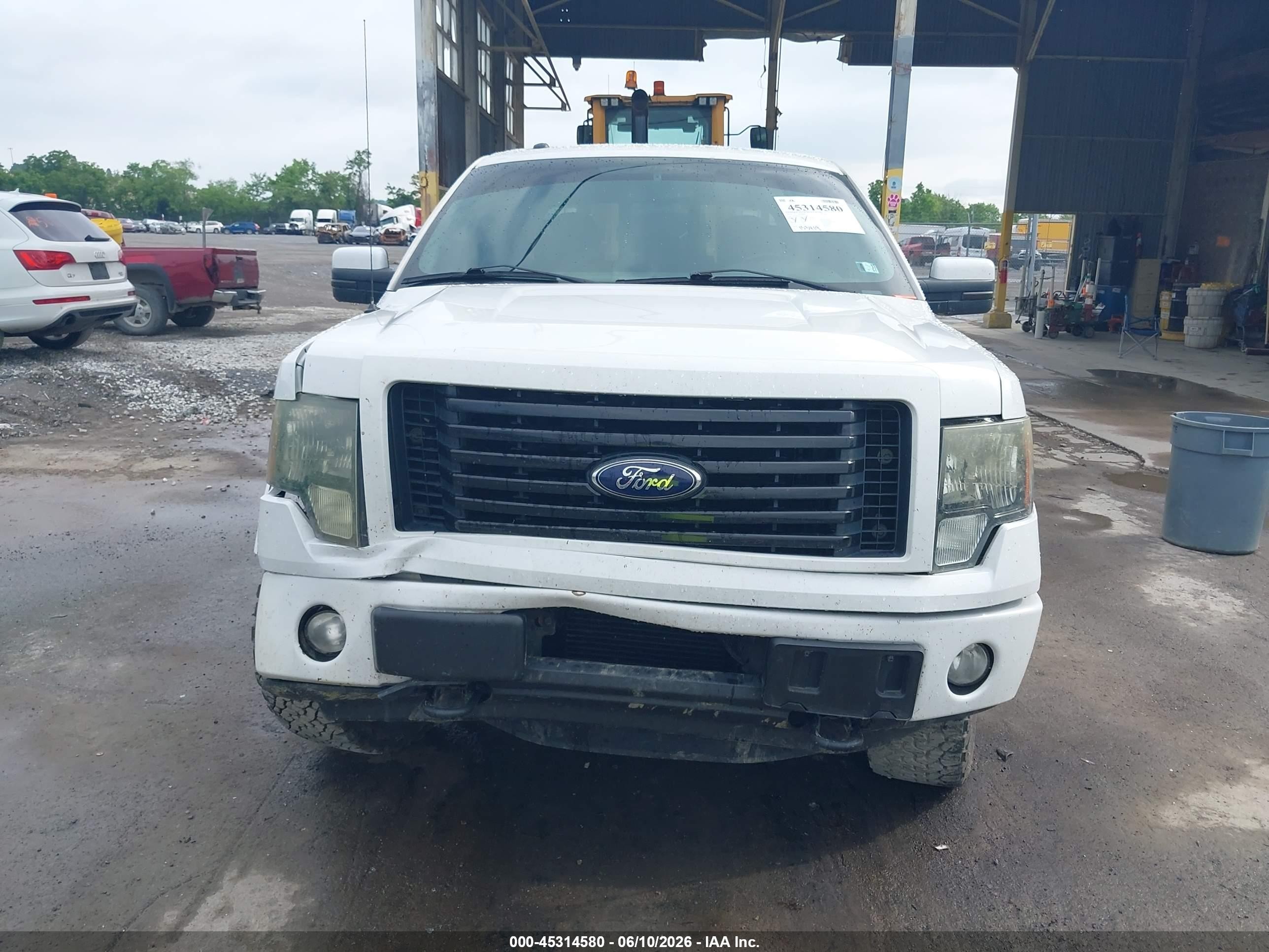 2012 Ford F-150 Fx4 White vin: 1FTFW1ET0CFC16448