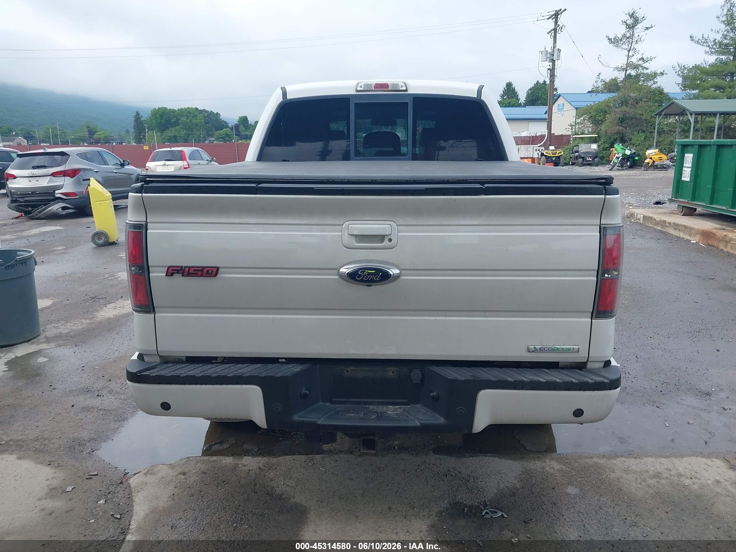 2012 Ford F-150 Fx4 White vin: 1FTFW1ET0CFC16448