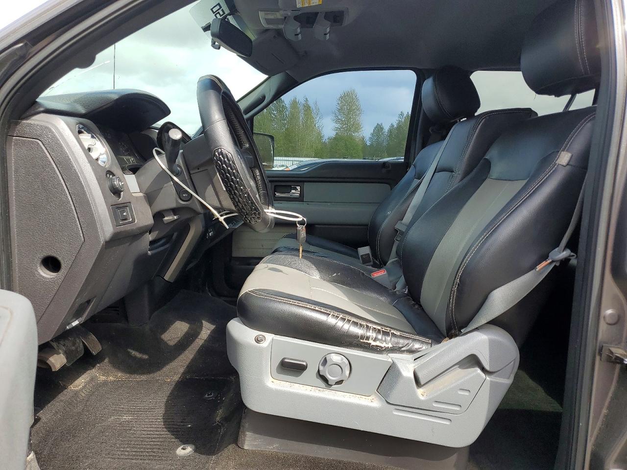 2012 Ford F150 Supercrew Gray vin: 1FTFW1ET0CFC64676