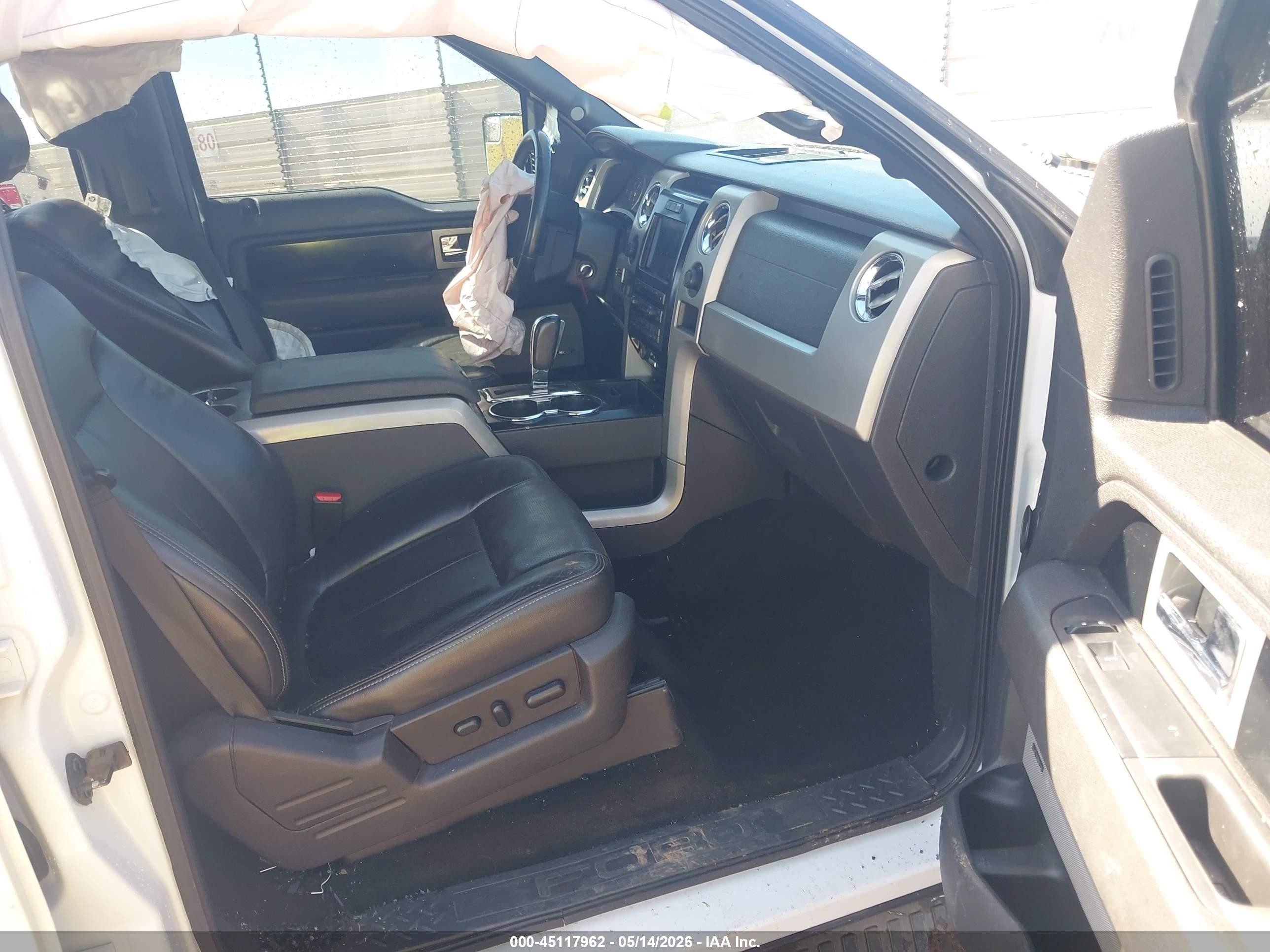 2012 Ford F-150 Fx4 White vin: 1FTFW1ET0CFC87424