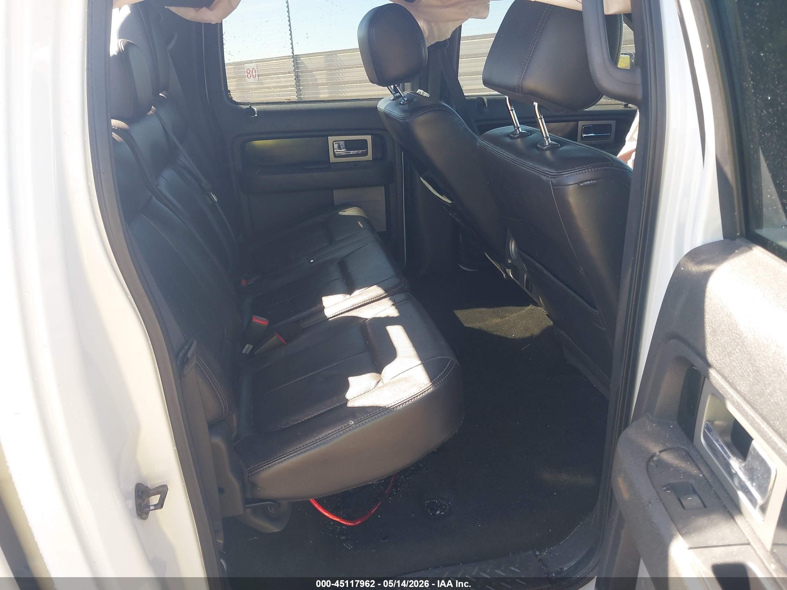 2012 Ford F-150 Fx4 White vin: 1FTFW1ET0CFC87424