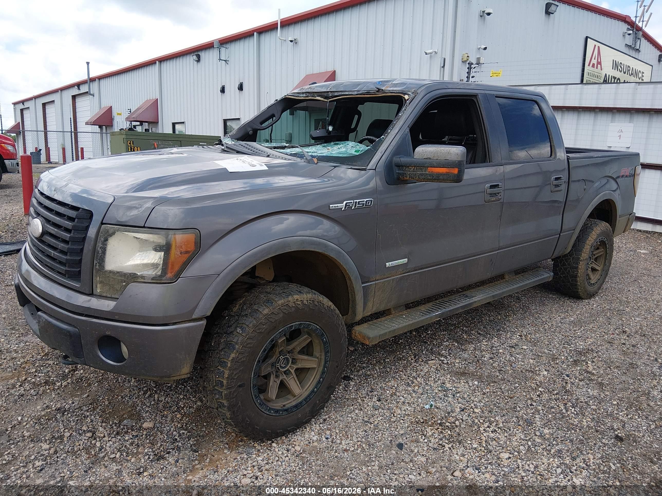 2012 Ford F-150 Fx4 Gray vin: 1FTFW1ET0CKE16186