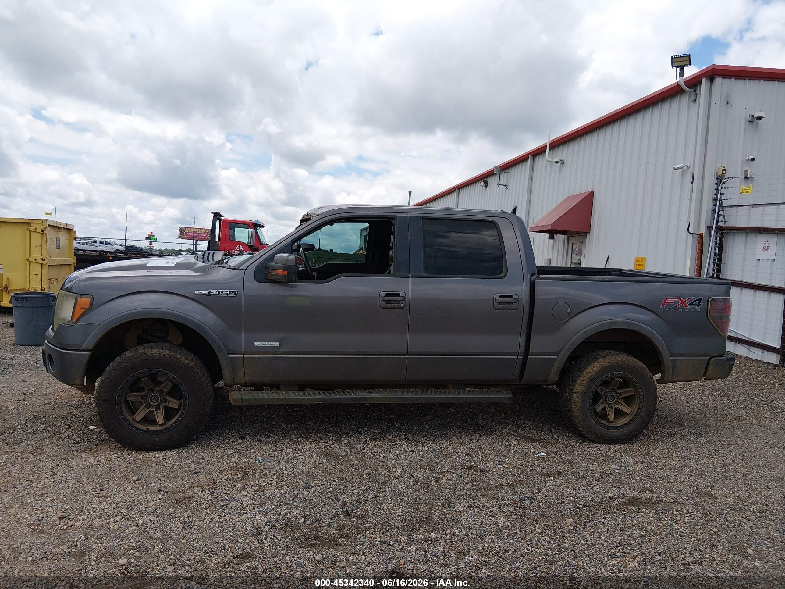 2012 Ford F-150 Fx4 Gray vin: 1FTFW1ET0CKE16186