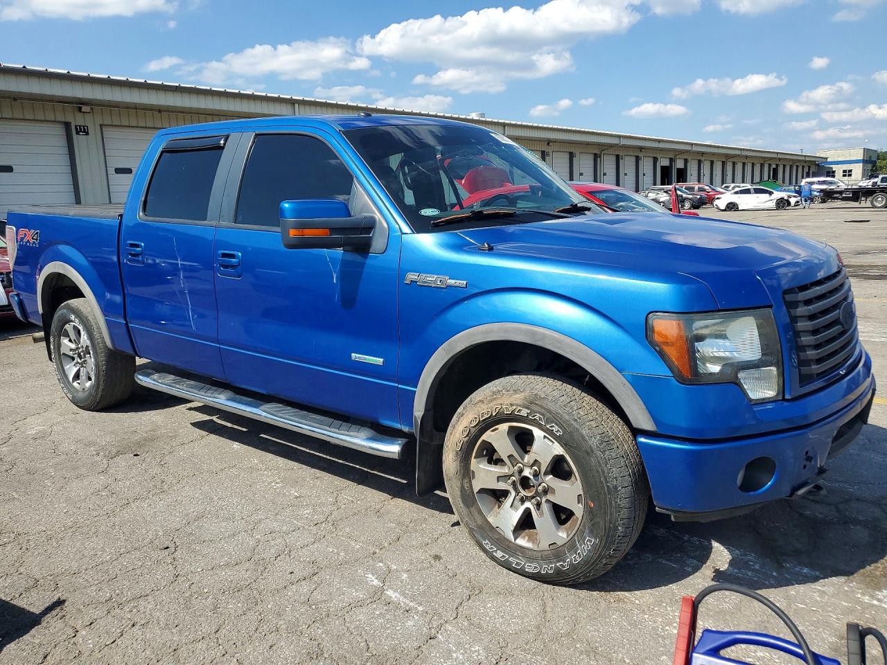 2012 Ford F150 Supercrew Синий vin: 1FTFW1ET0CKE30668