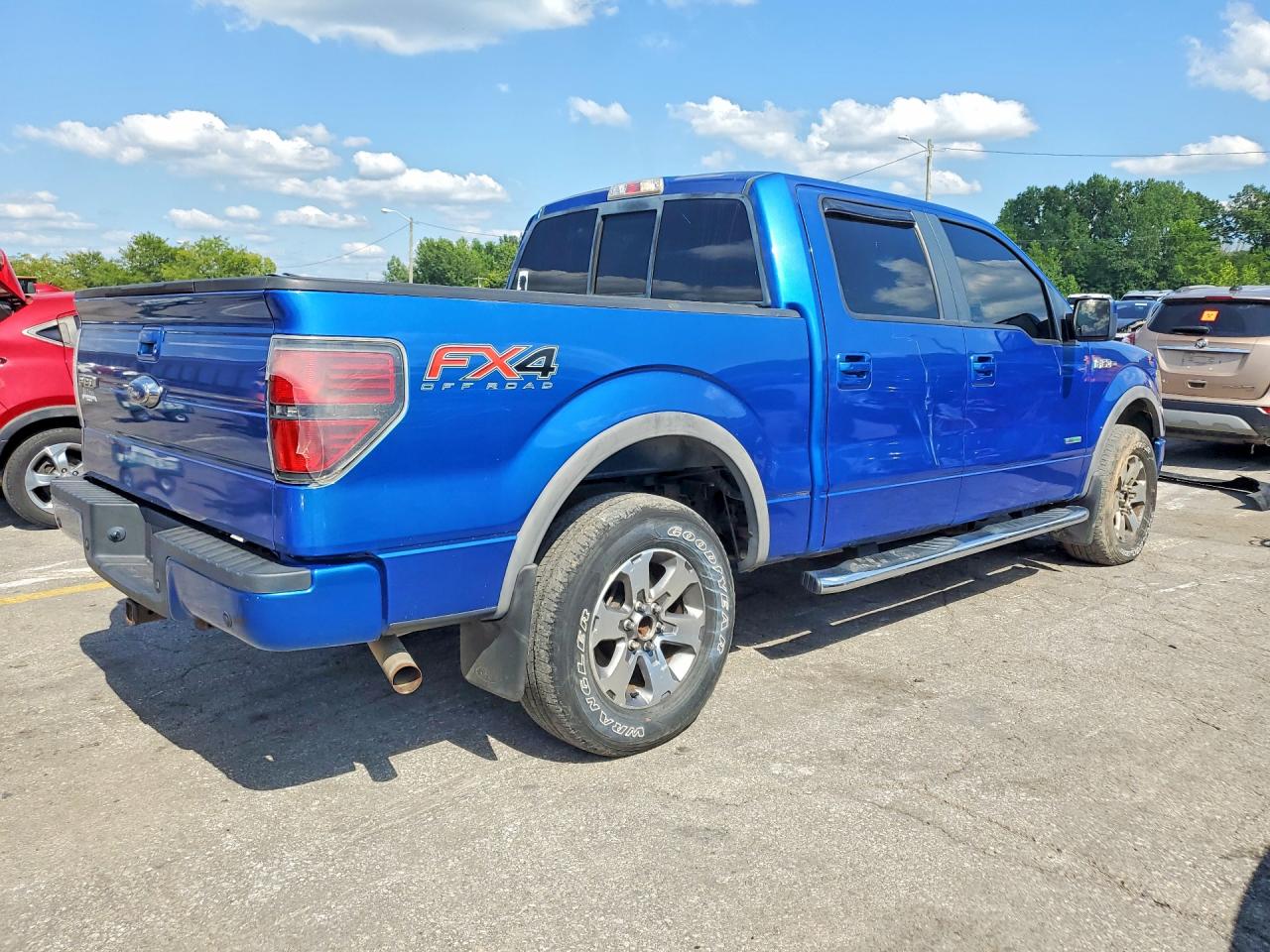 2012 Ford F150 Supercrew Синий vin: 1FTFW1ET0CKE30668