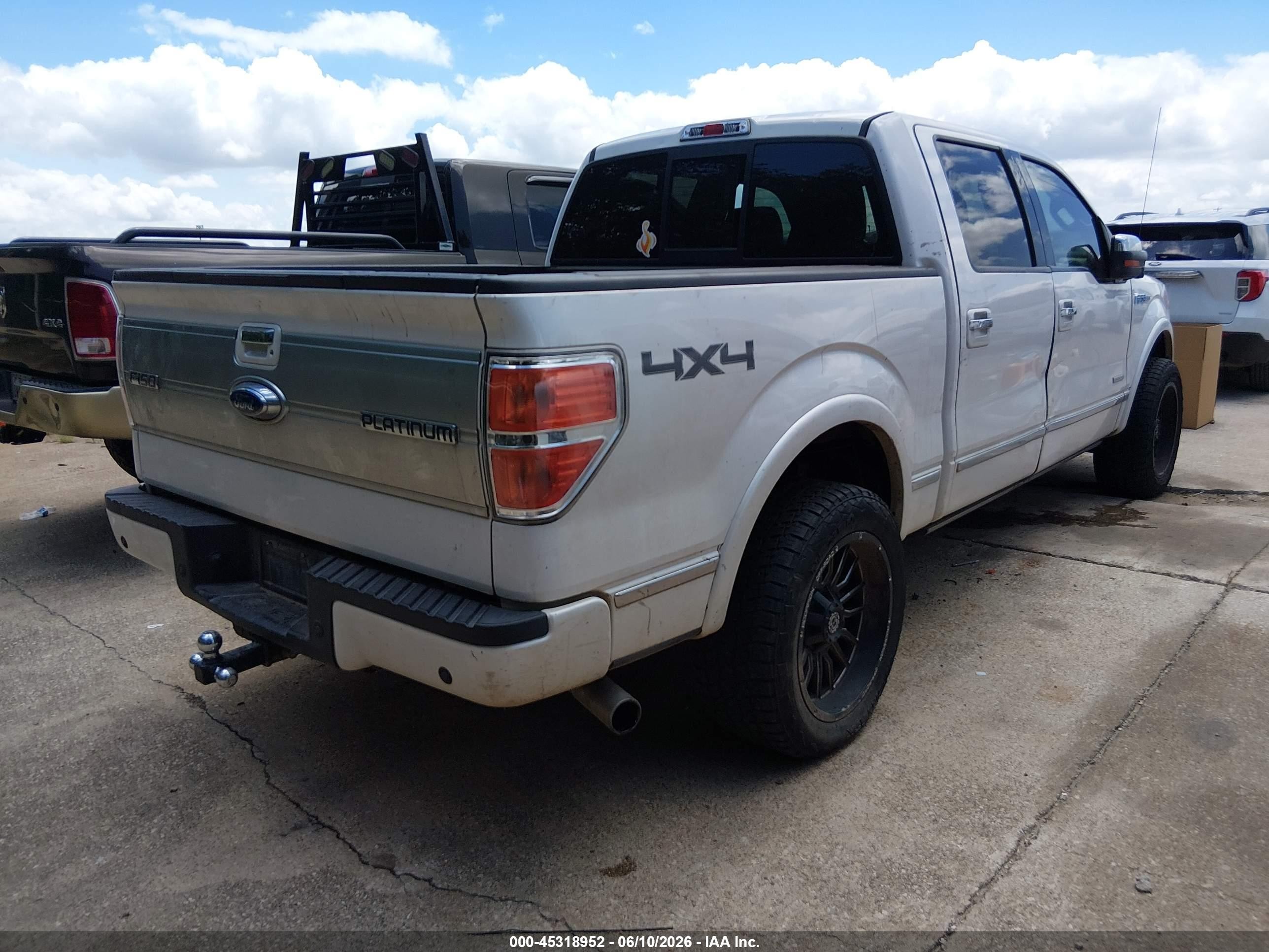 2013 Ford F-150 Platinum Белый vin: 1FTFW1ET0DFA15506