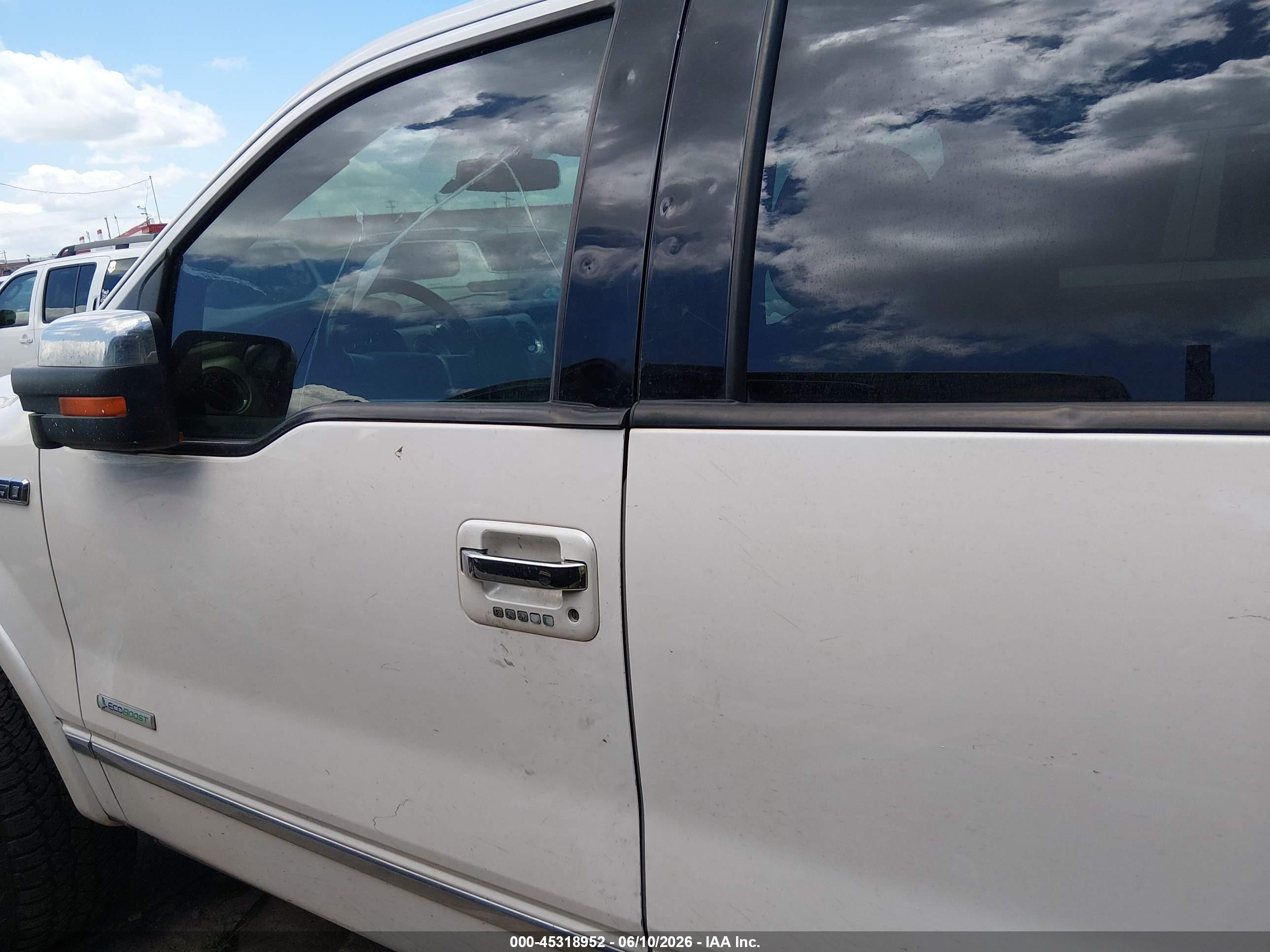 2013 Ford F-150 Platinum Белый vin: 1FTFW1ET0DFA15506