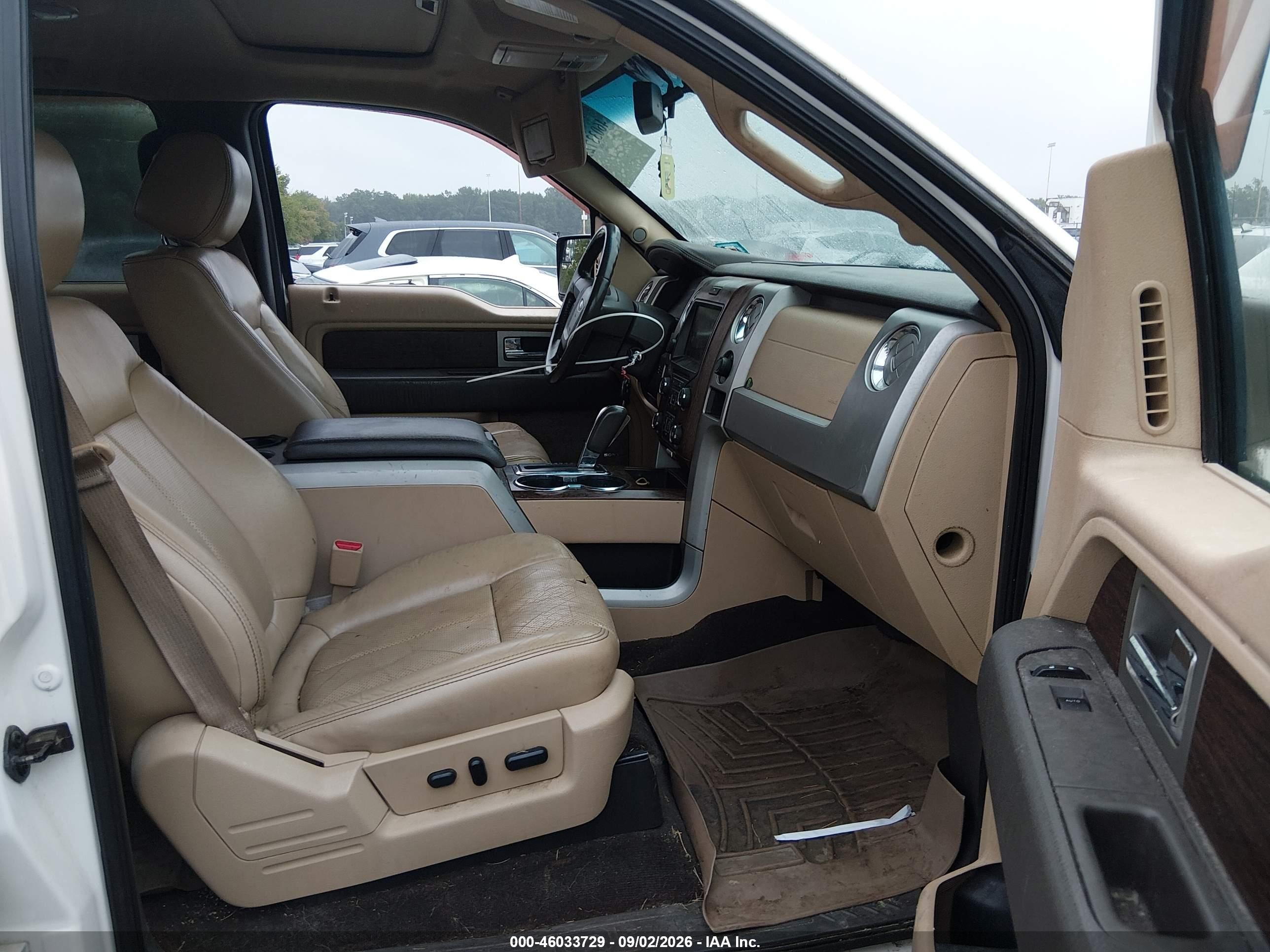 2013 Ford F-150 Lariat White vin: 1FTFW1ET0DFA41491