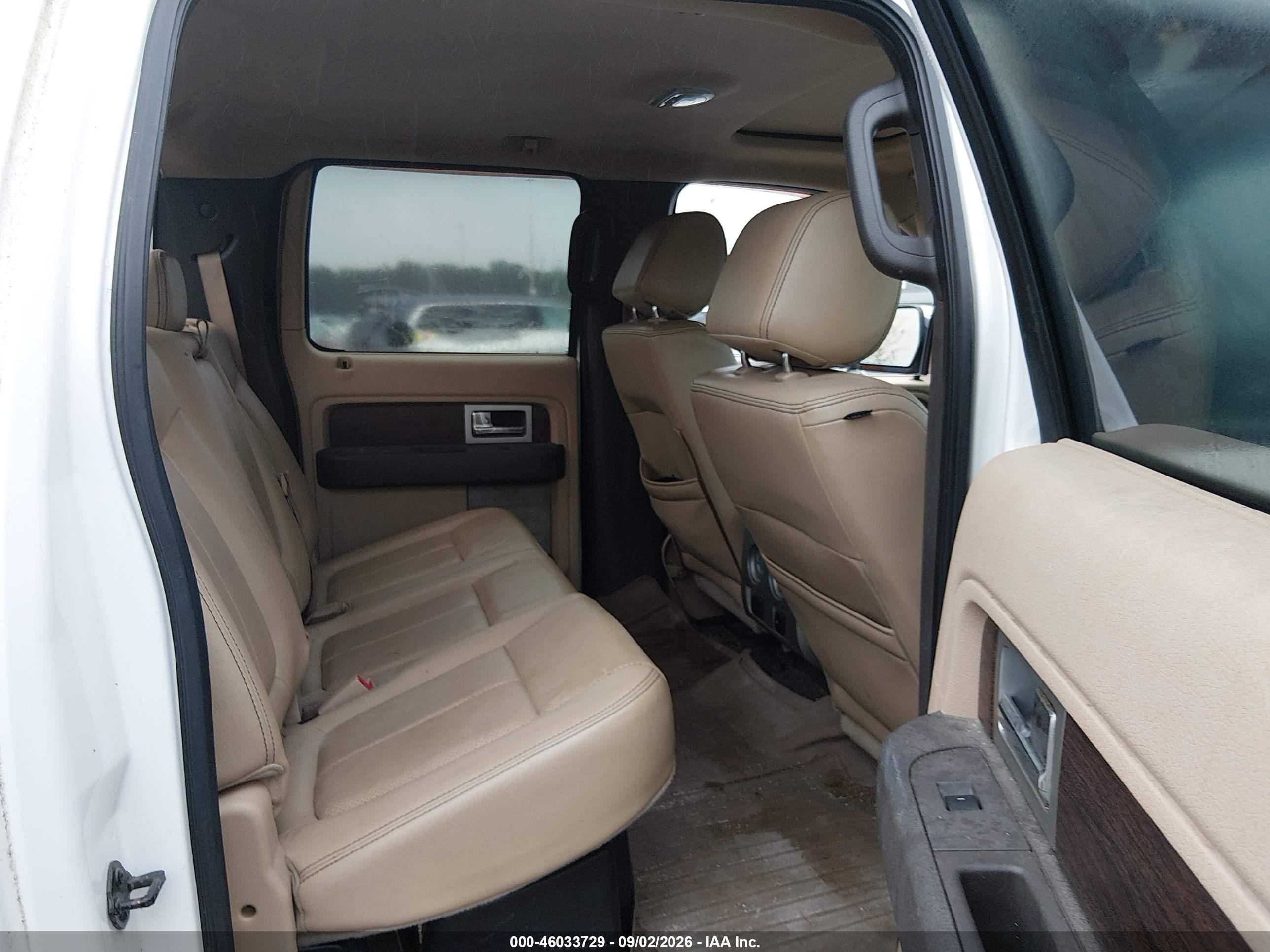 2013 Ford F-150 Lariat White vin: 1FTFW1ET0DFA41491