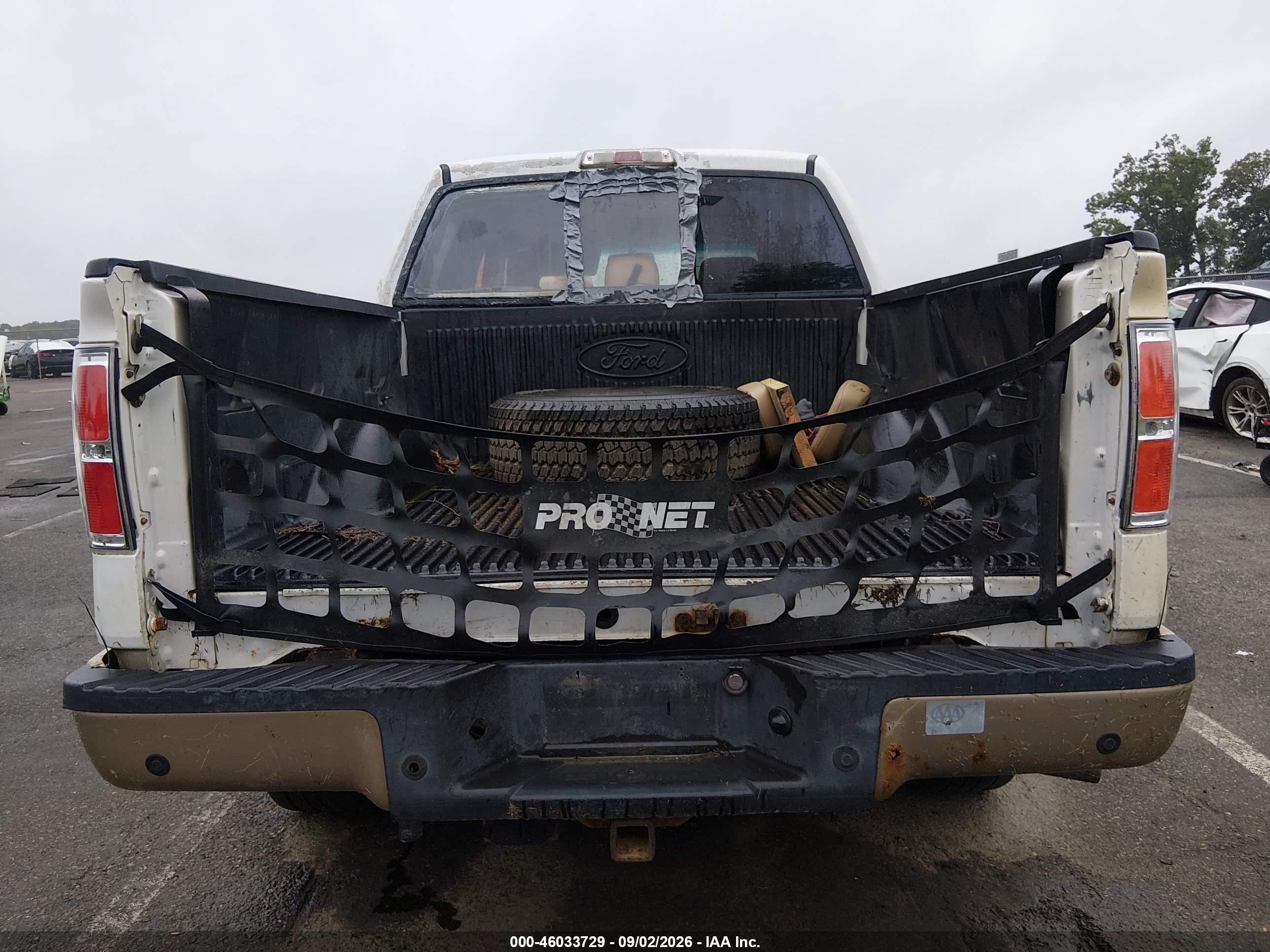 2013 Ford F-150 Lariat White vin: 1FTFW1ET0DFA41491