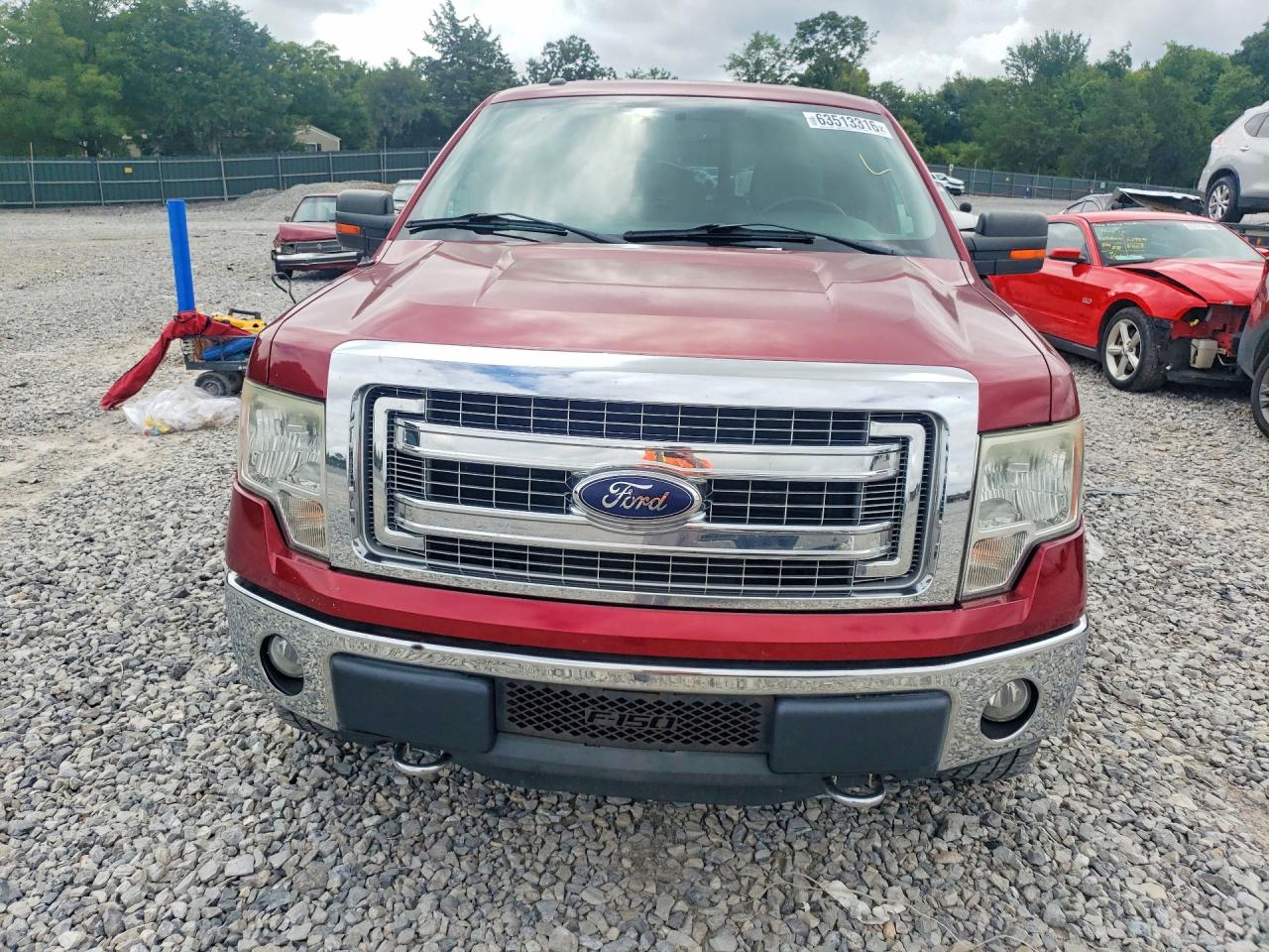 2013 Ford F150 Supercrew Red vin: 1FTFW1ET0DFA52247