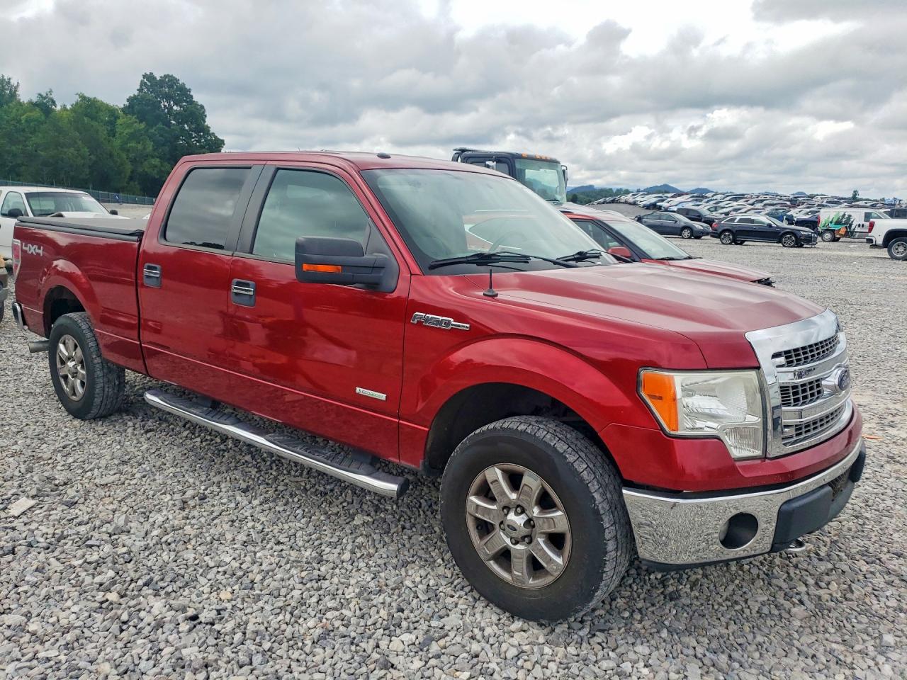 2013 Ford F150 Supercrew Red vin: 1FTFW1ET0DFA52247