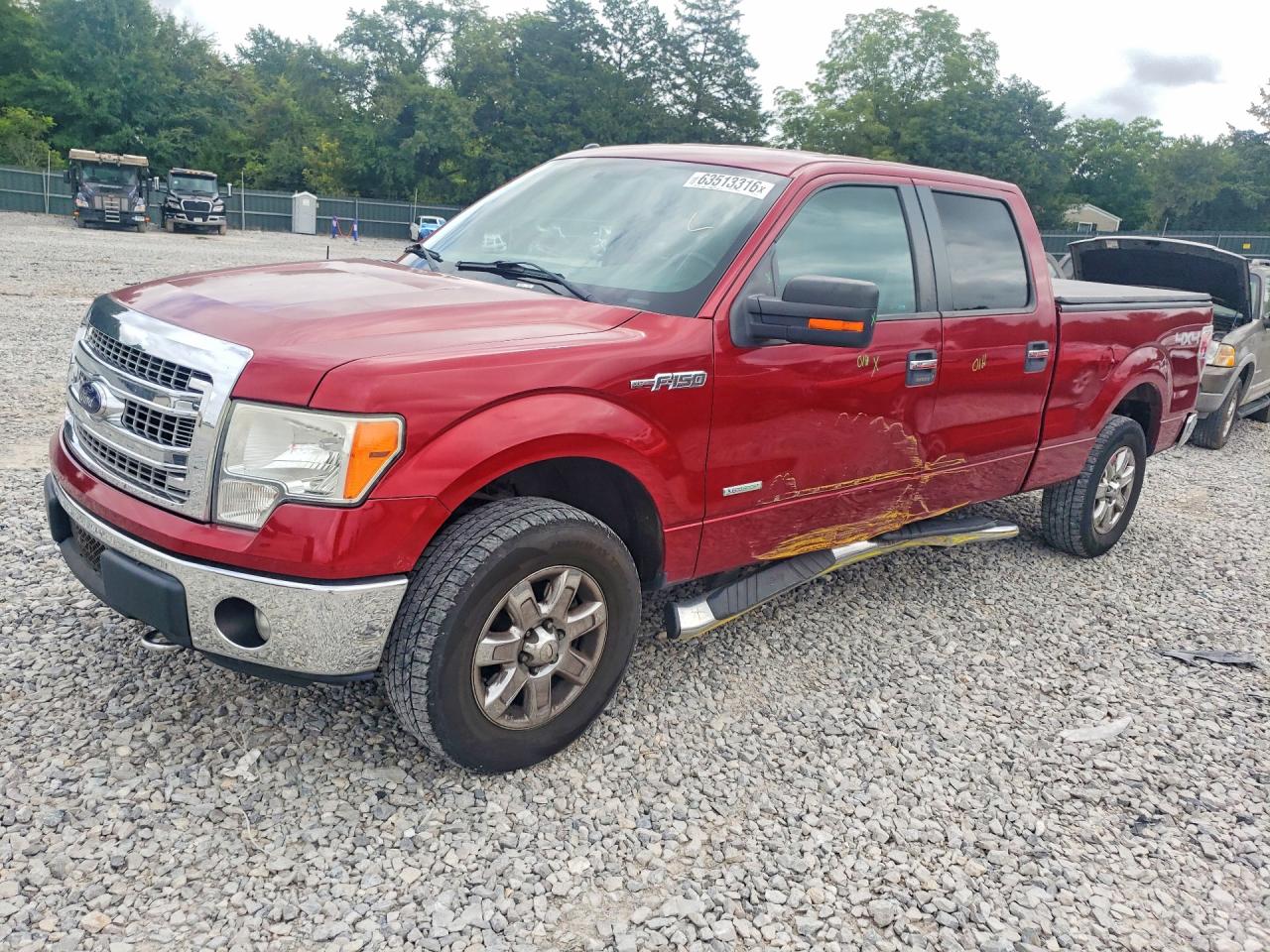 2013 Ford F150 Supercrew Red vin: 1FTFW1ET0DFA52247