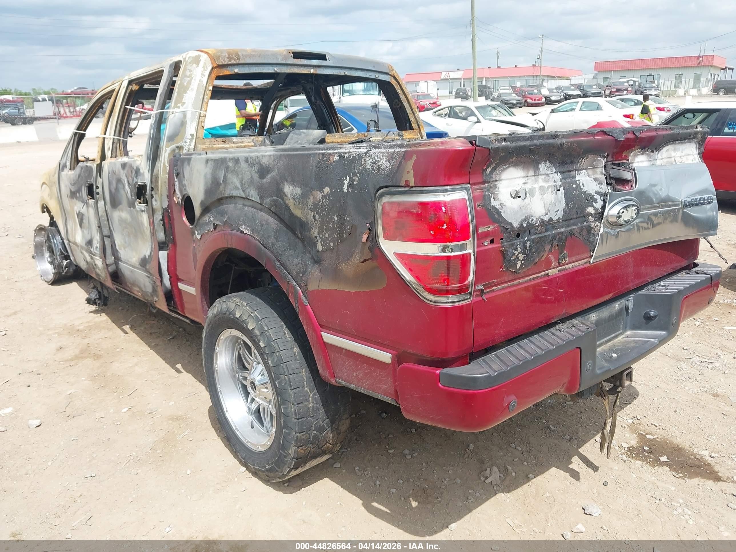 2013 Ford F-150 Platinum Бордовый vin: 1FTFW1ET0DFA67279