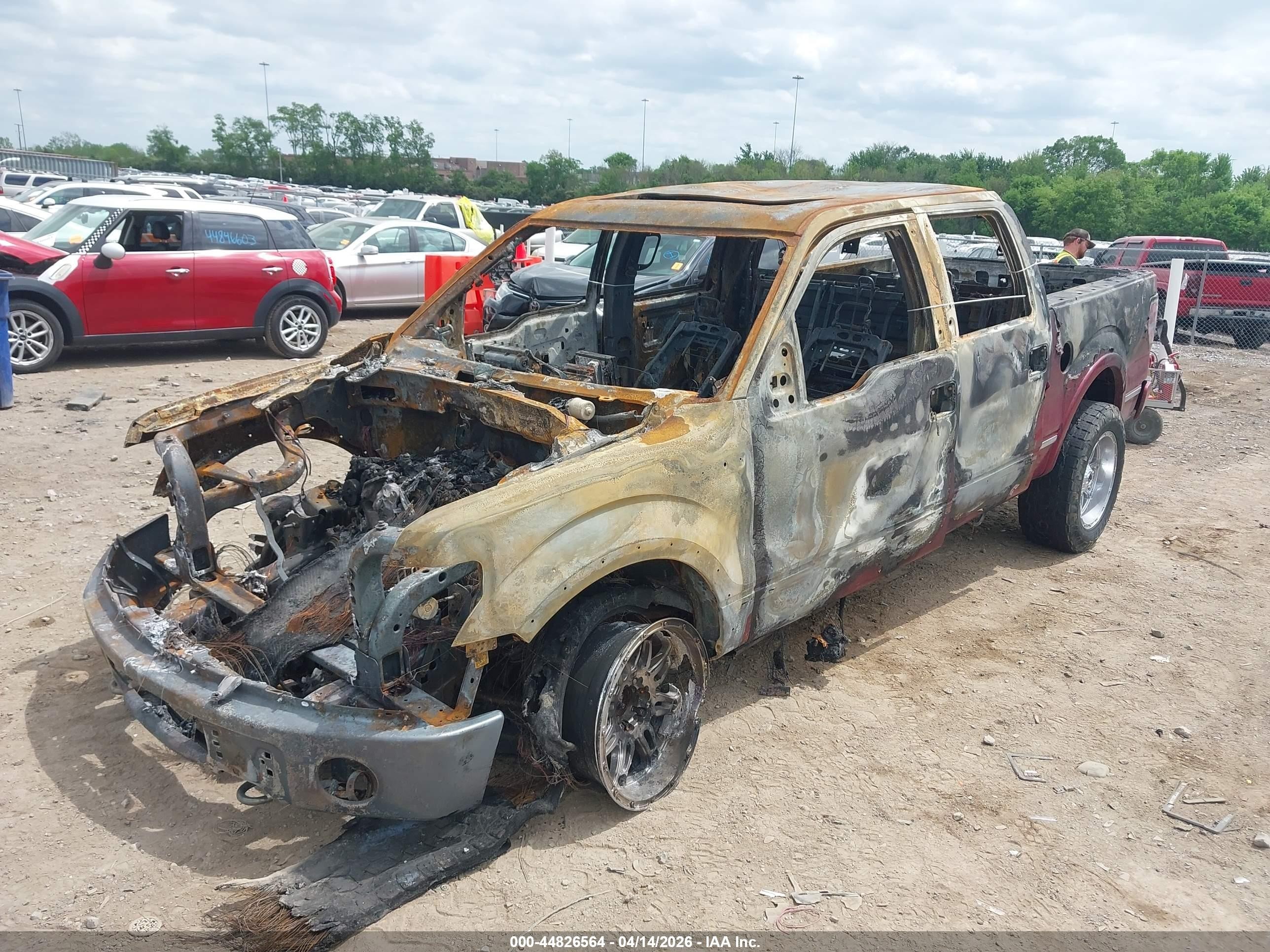 2013 Ford F-150 Platinum Бордовый vin: 1FTFW1ET0DFA67279