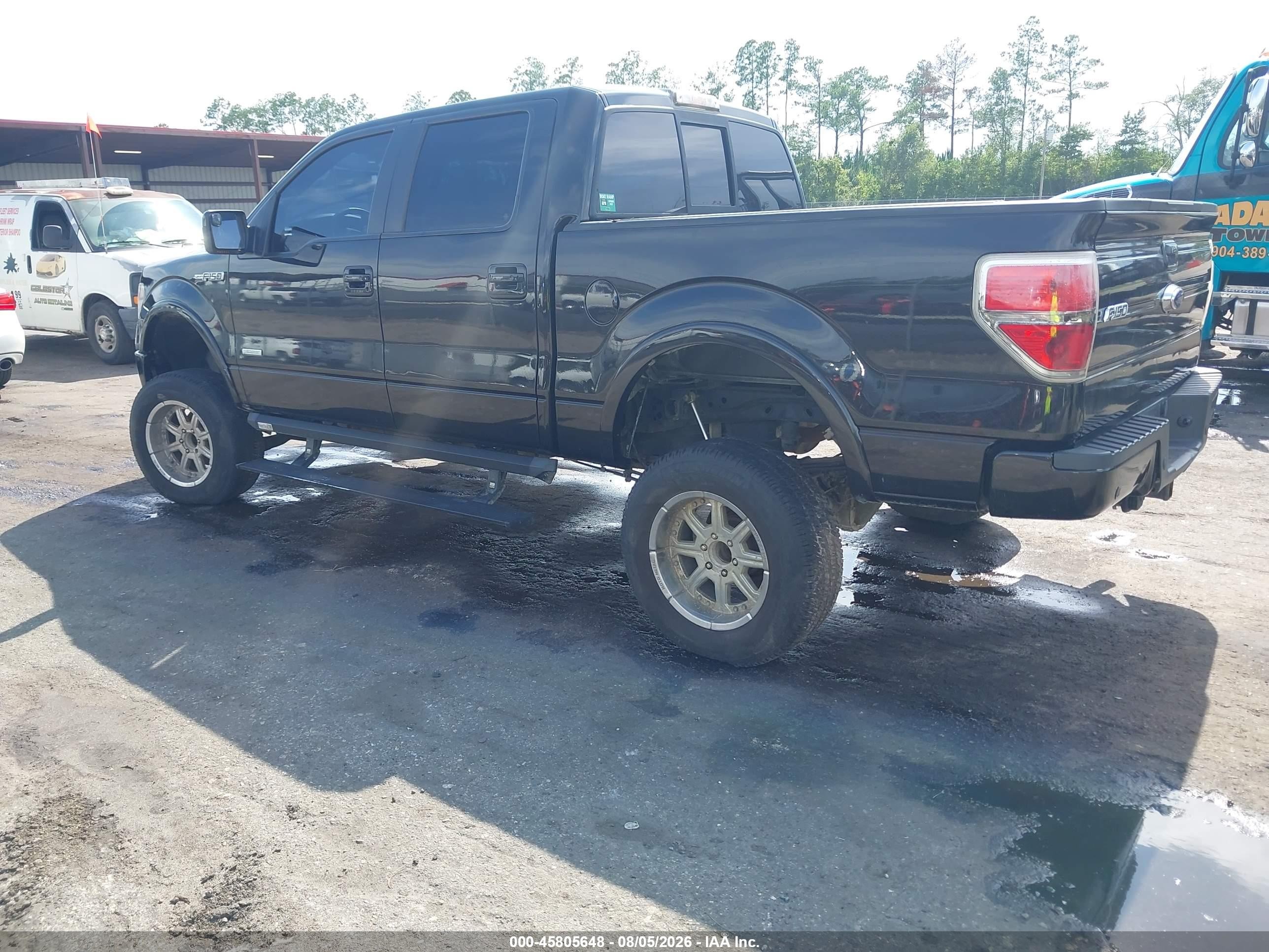 2013 Ford F-150 Lariat Черный vin: 1FTFW1ET0DFA85104