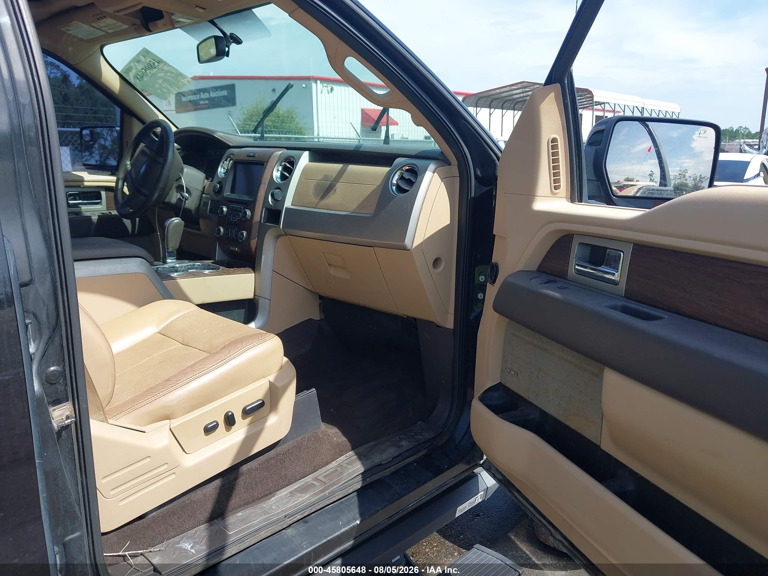 2013 Ford F-150 Lariat Черный vin: 1FTFW1ET0DFA85104