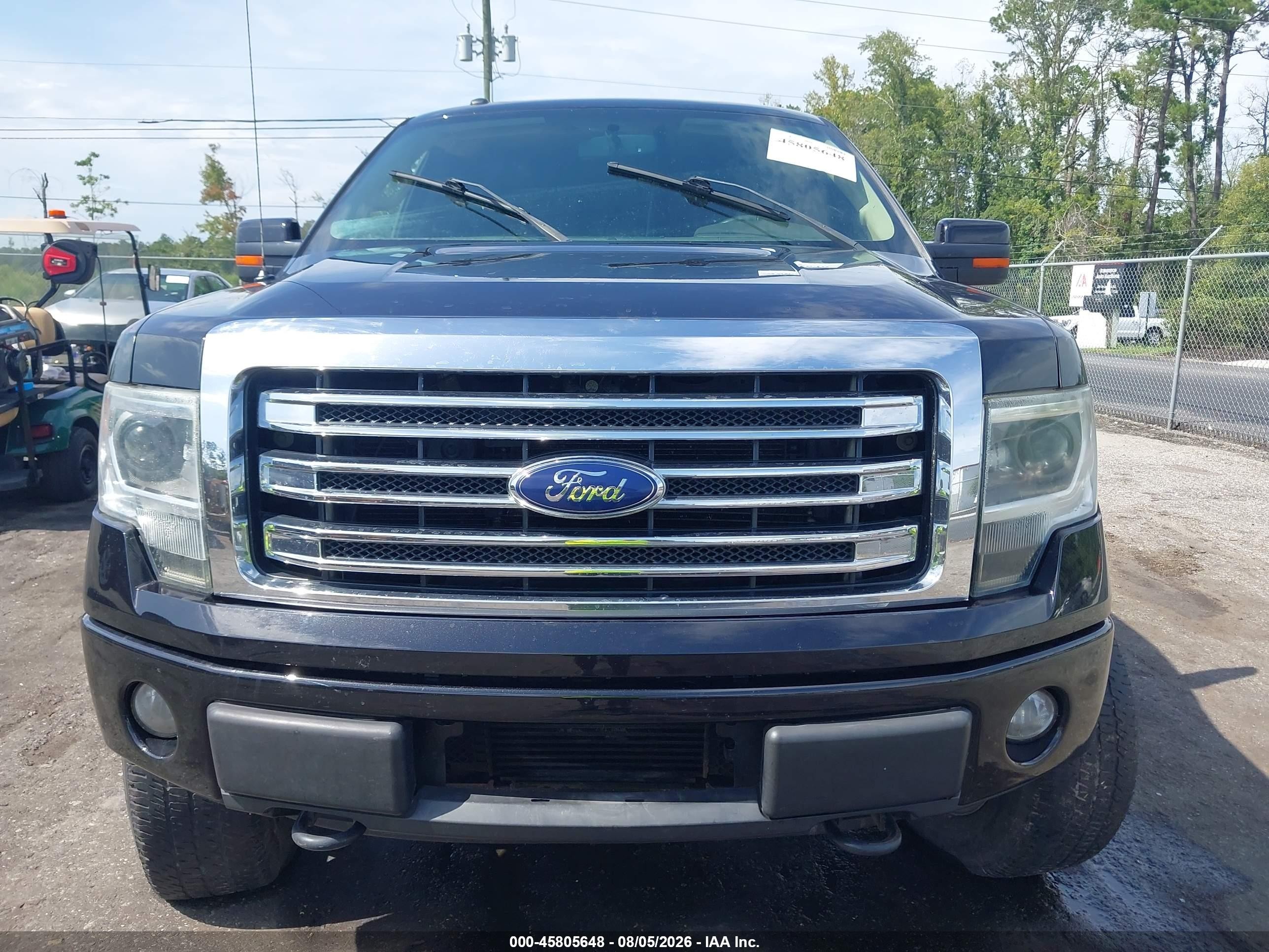2013 Ford F-150 Lariat Черный vin: 1FTFW1ET0DFA85104