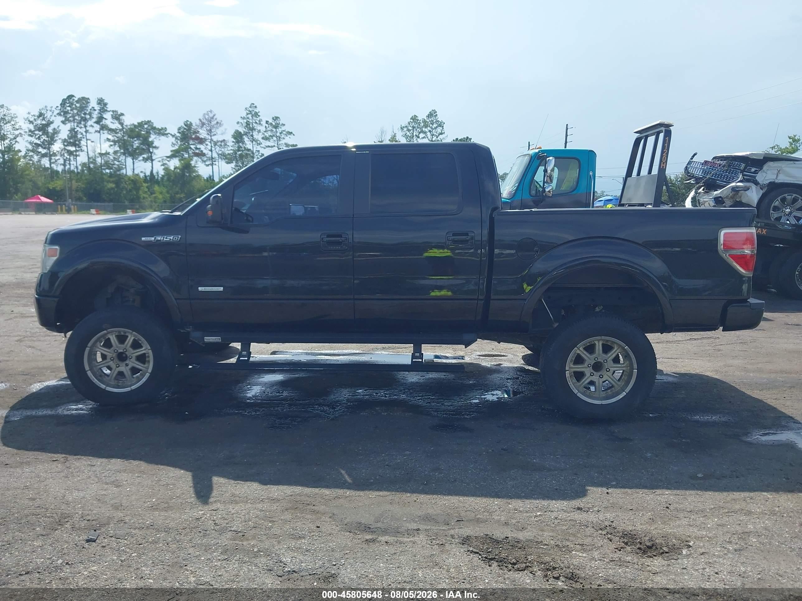 2013 Ford F-150 Lariat Черный vin: 1FTFW1ET0DFA85104