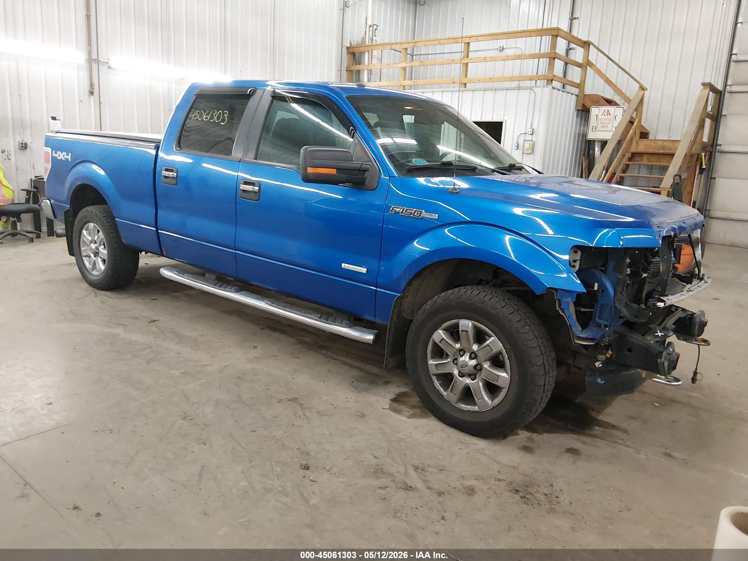 2013 Ford F-150 Xlt Blue vin: 1FTFW1ET0DFB75966