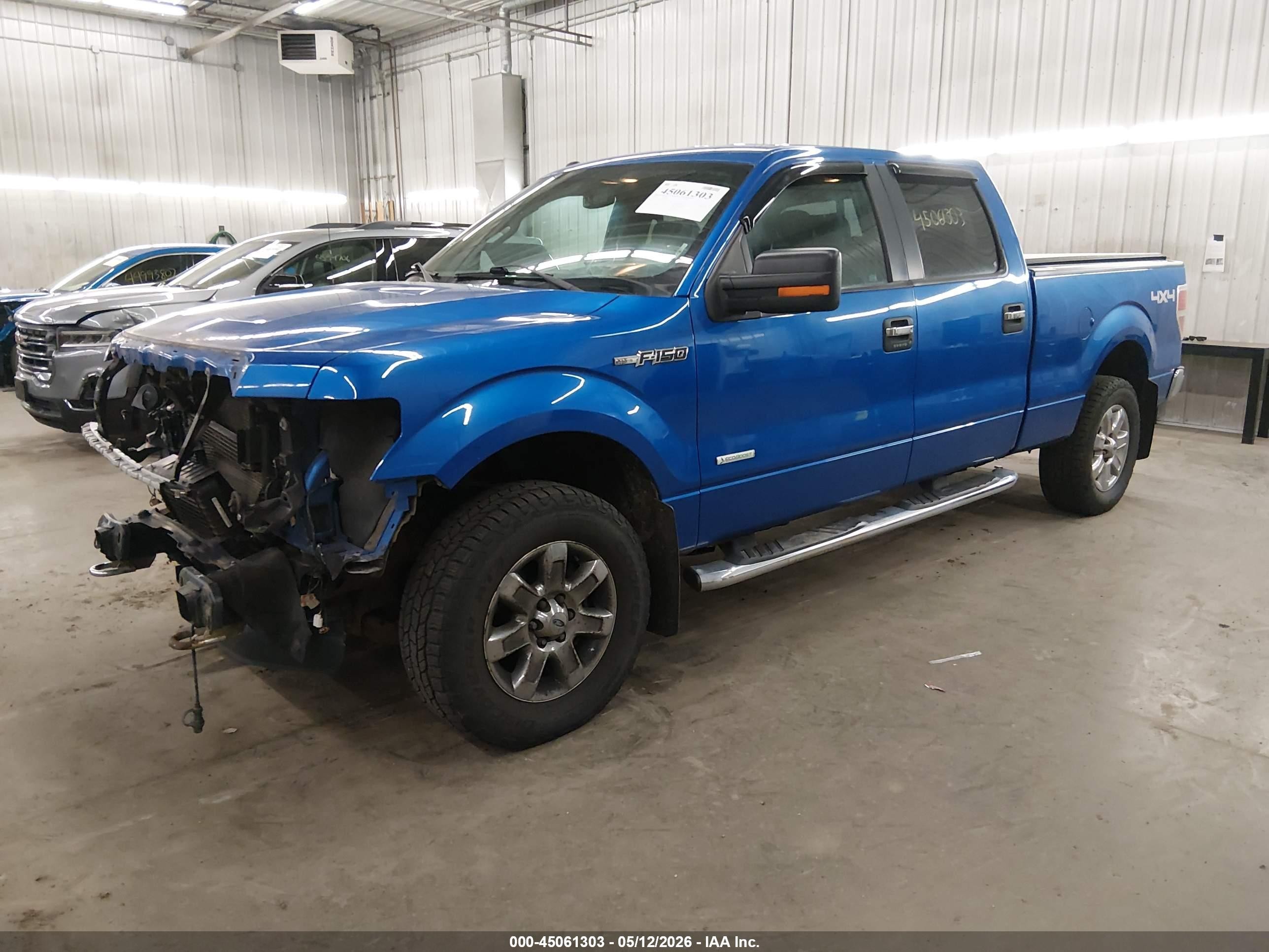 2013 Ford F-150 Xlt Blue vin: 1FTFW1ET0DFB75966