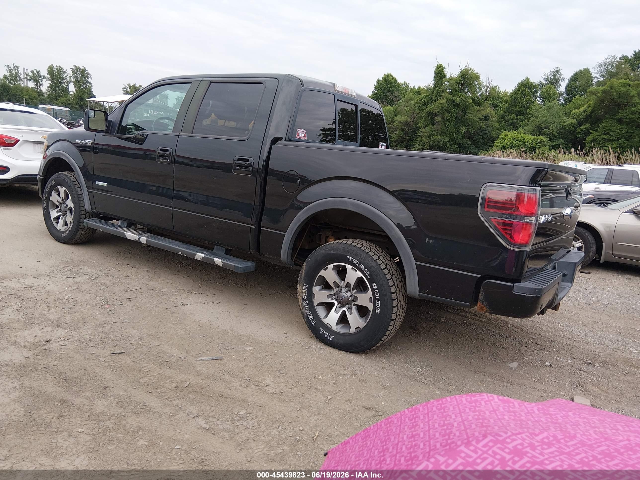 2013 Ford F-150 Fx4 Black vin: 1FTFW1ET0DFB81041
