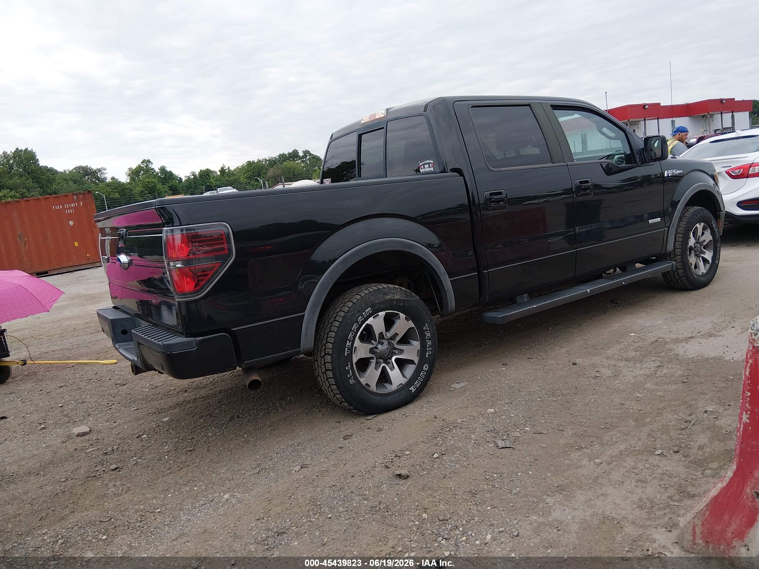 2013 Ford F-150 Fx4 Black vin: 1FTFW1ET0DFB81041