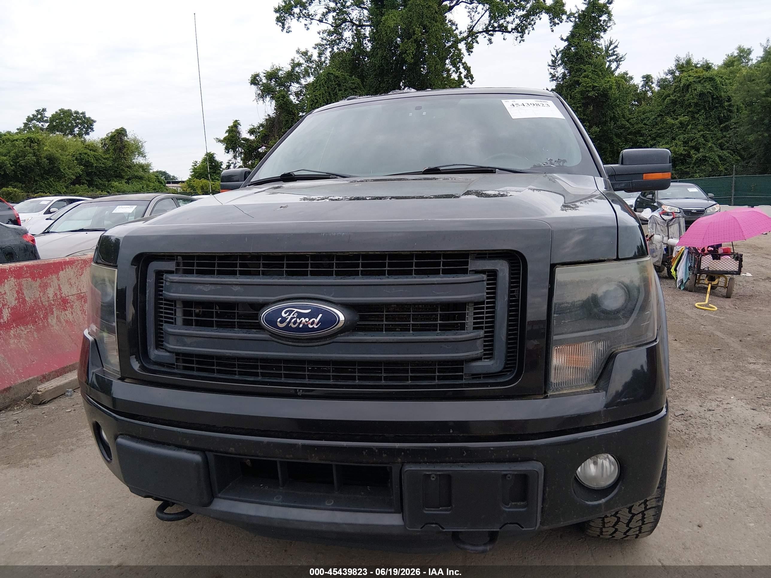 2013 Ford F-150 Fx4 Black vin: 1FTFW1ET0DFB81041