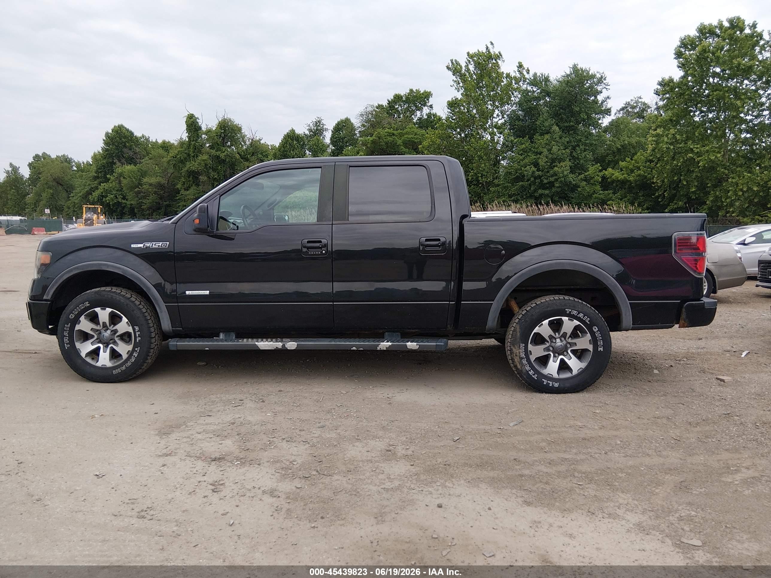 2013 Ford F-150 Fx4 Black vin: 1FTFW1ET0DFB81041