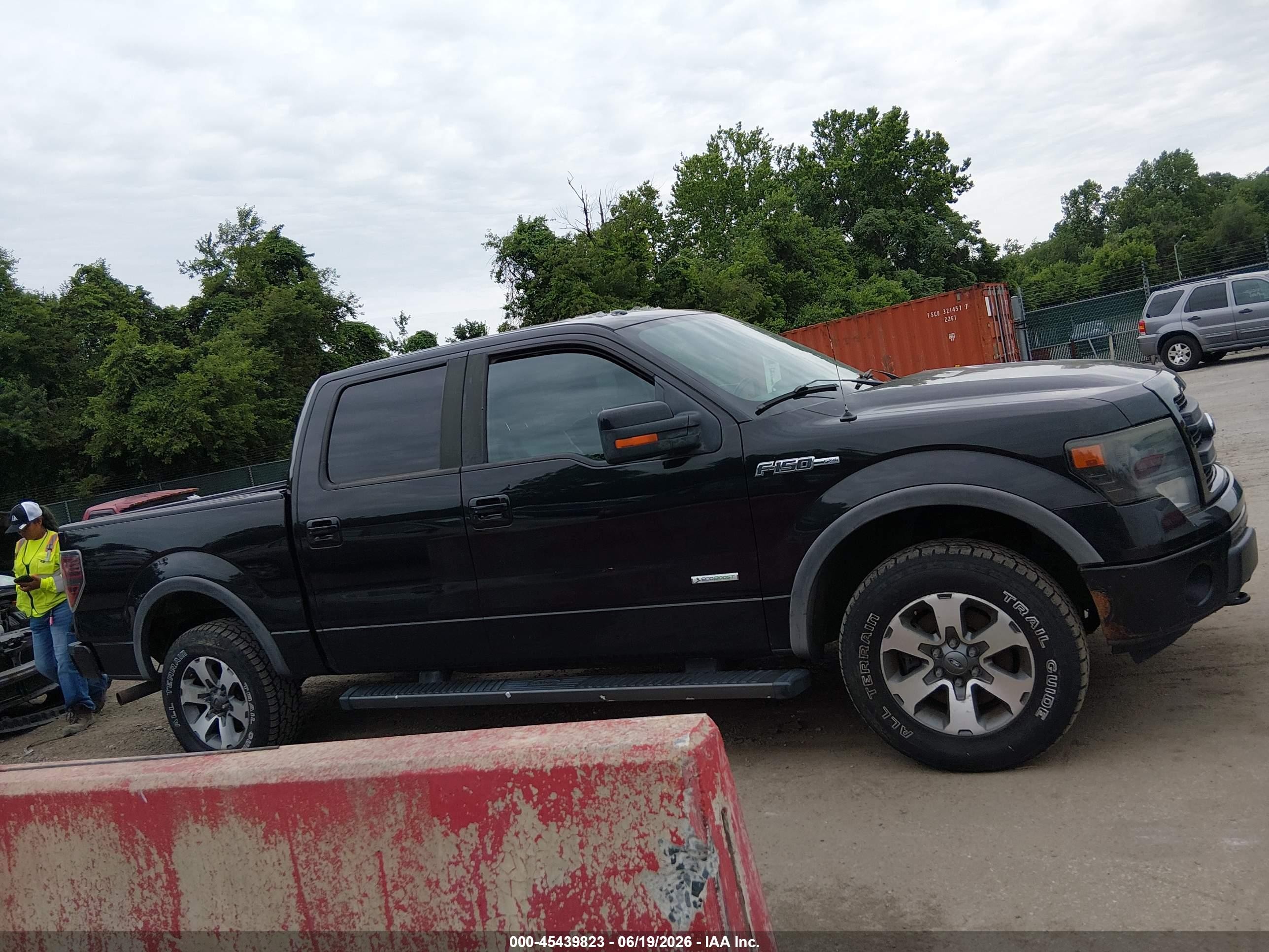 2013 Ford F-150 Fx4 Black vin: 1FTFW1ET0DFB81041