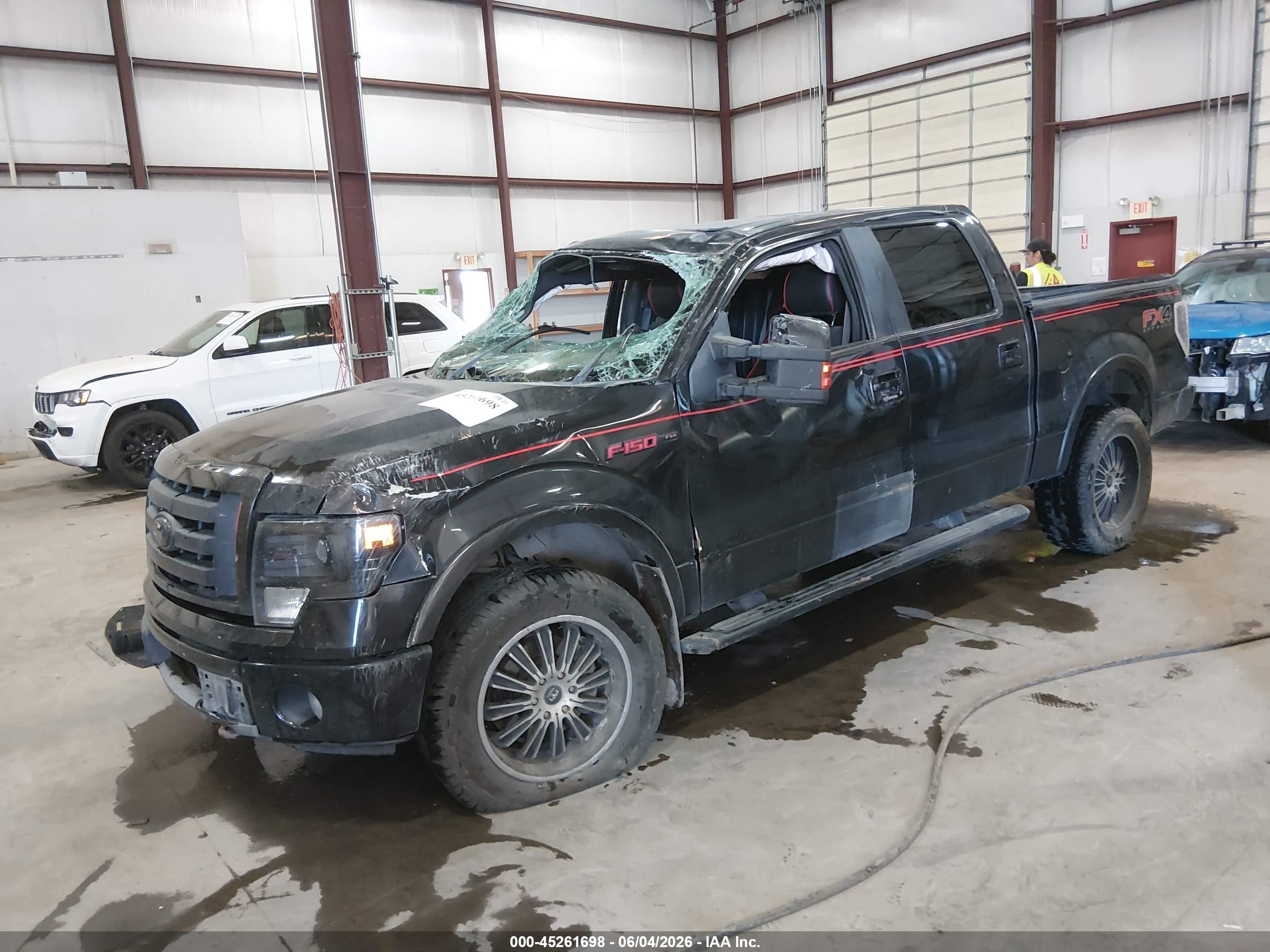 2013 Ford F-150 Fx4 Black vin: 1FTFW1ET0DFB98504