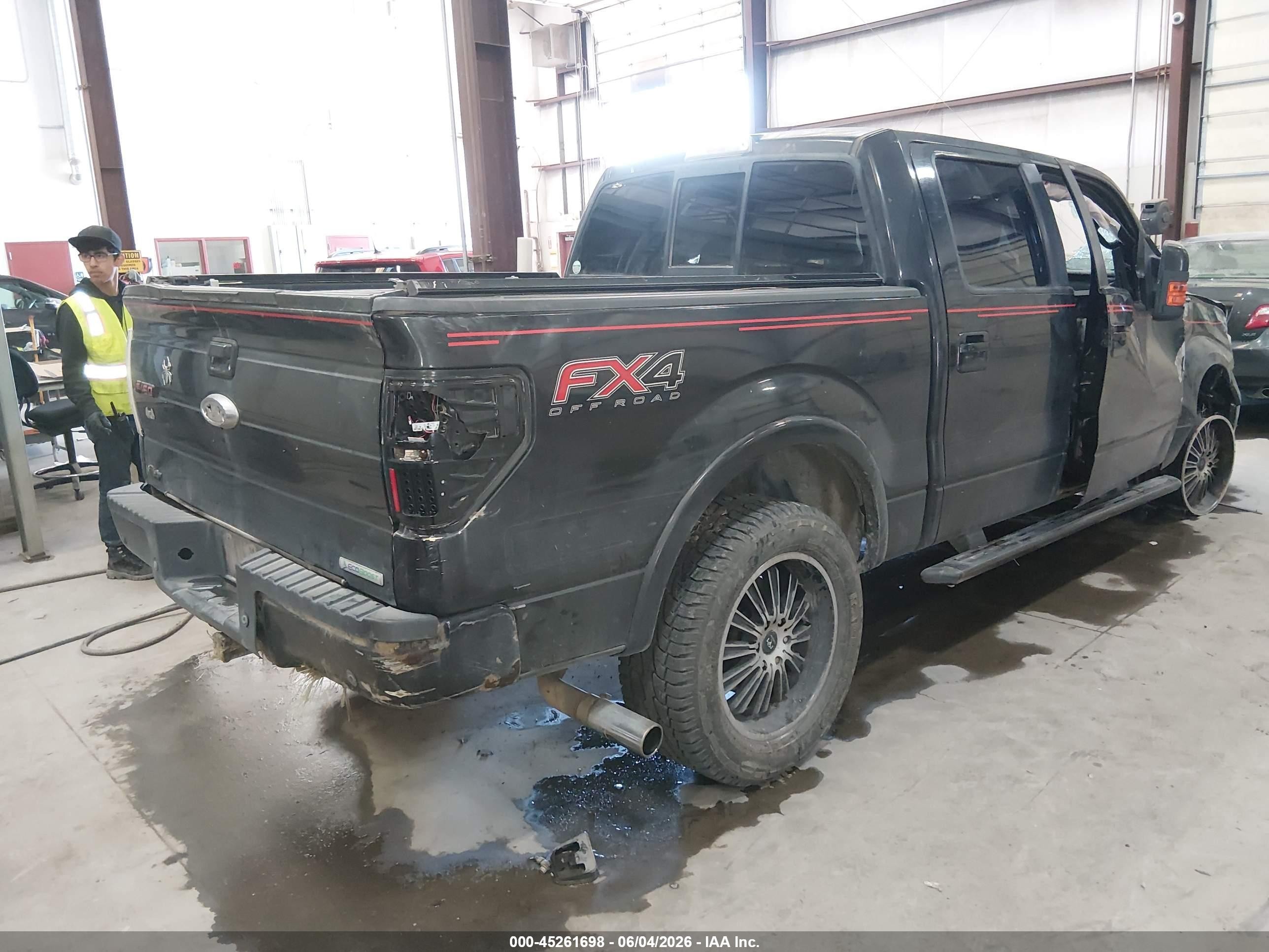 2013 Ford F-150 Fx4 Black vin: 1FTFW1ET0DFB98504