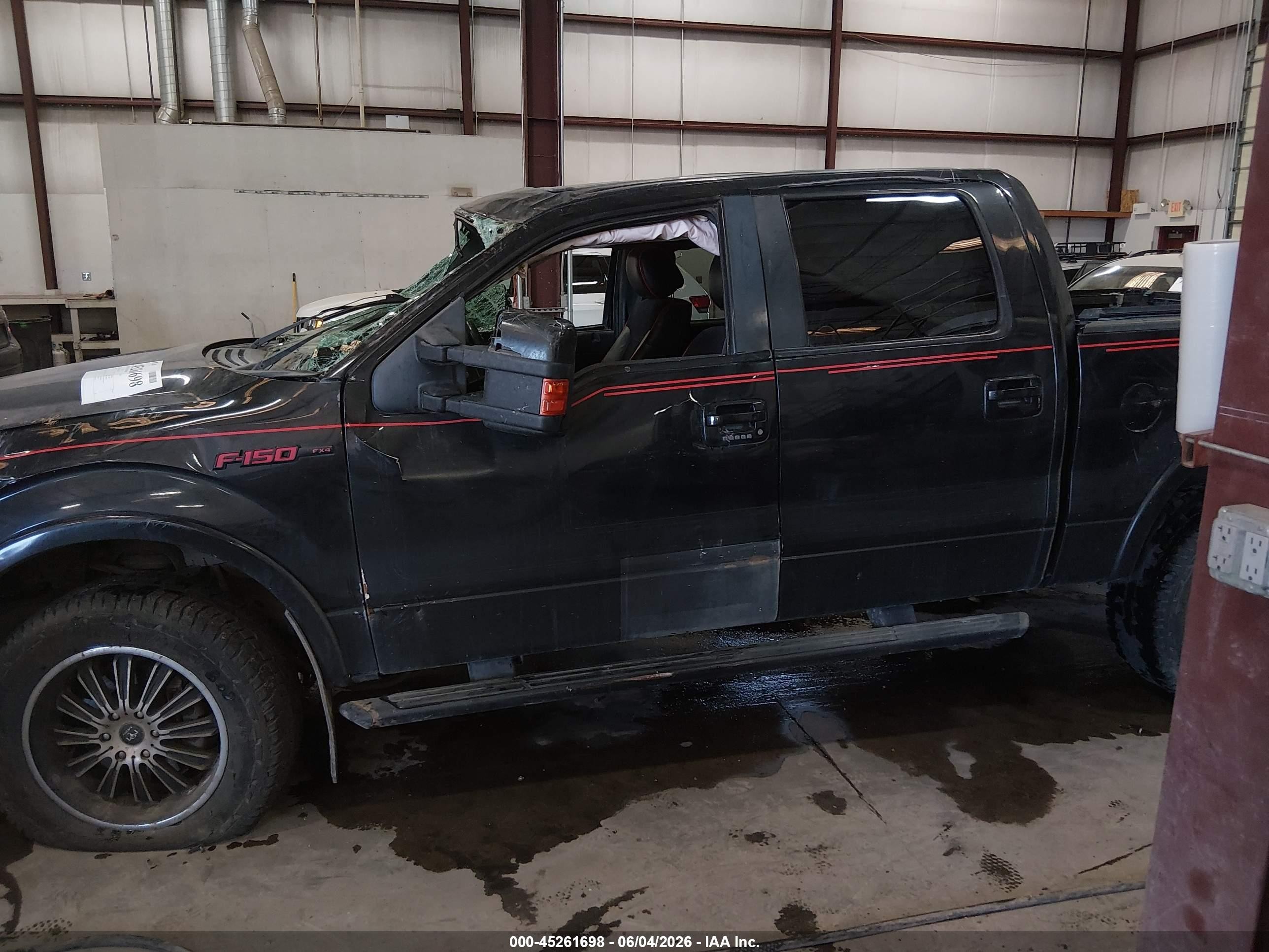 2013 Ford F-150 Fx4 Black vin: 1FTFW1ET0DFB98504