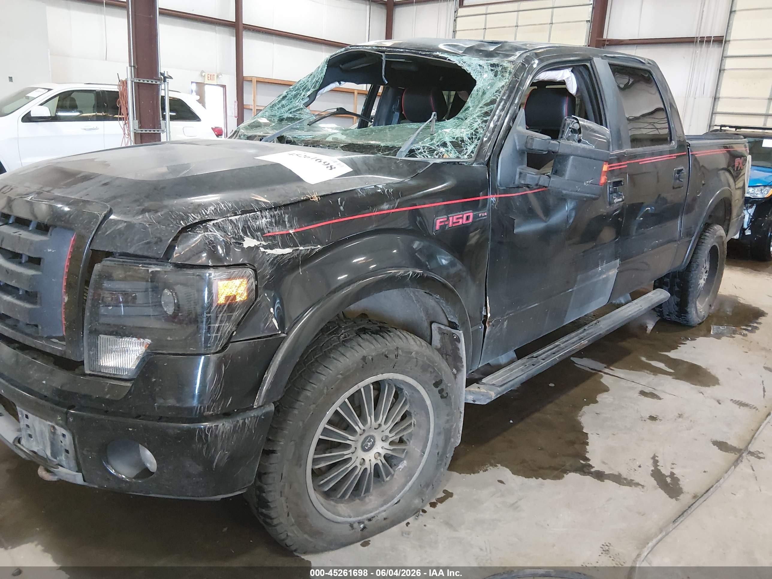 2013 Ford F-150 Fx4 Black vin: 1FTFW1ET0DFB98504