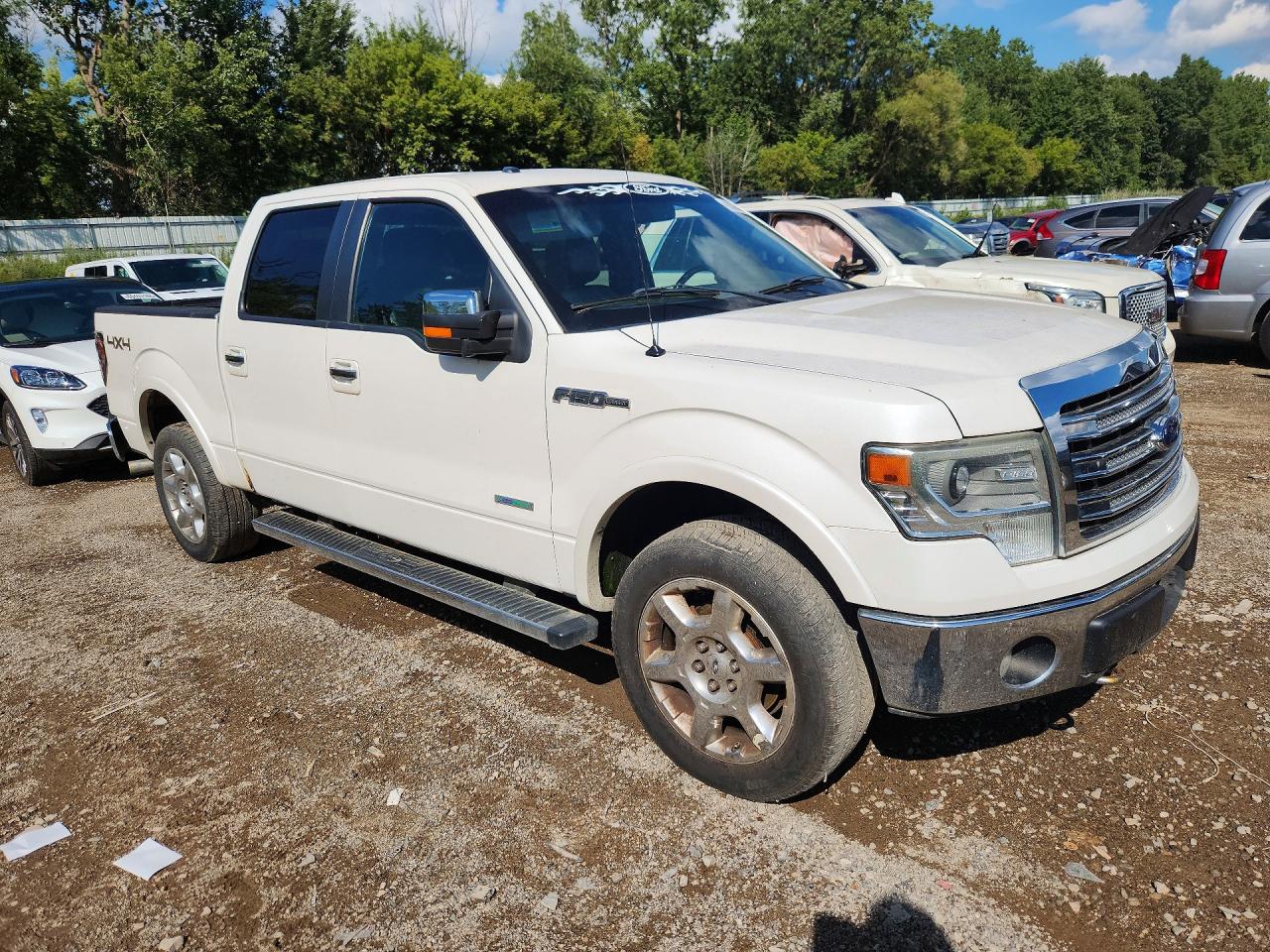 2013 Ford F150 Supercrew White vin: 1FTFW1ET0DFC41612