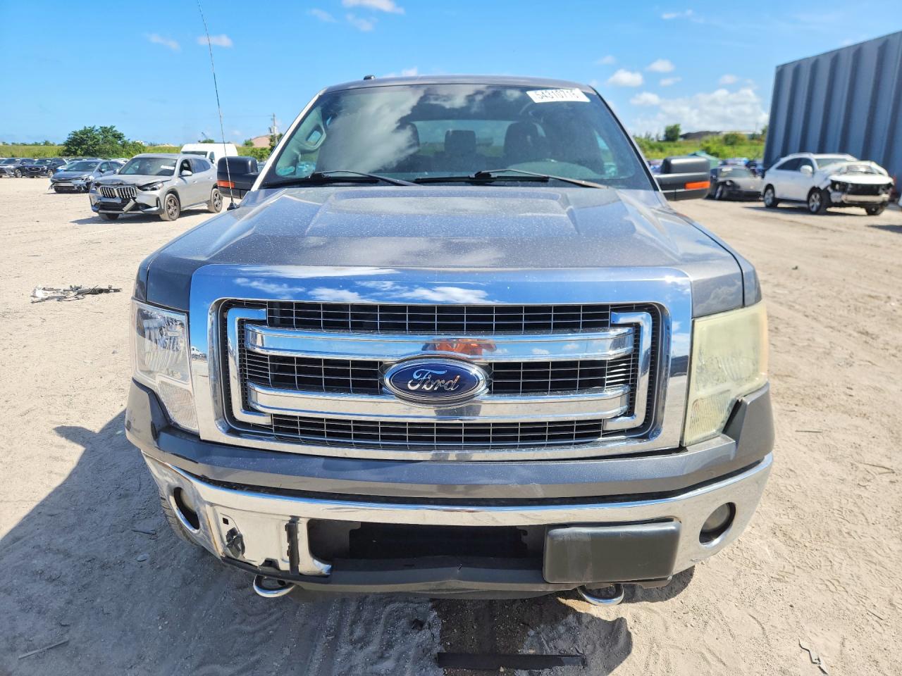 2013 Ford F150 Supercrew Gray vin: 1FTFW1ET0DFC47412